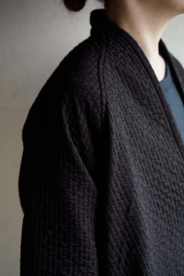 MITTAN 中わた刺し子織ジャケット2