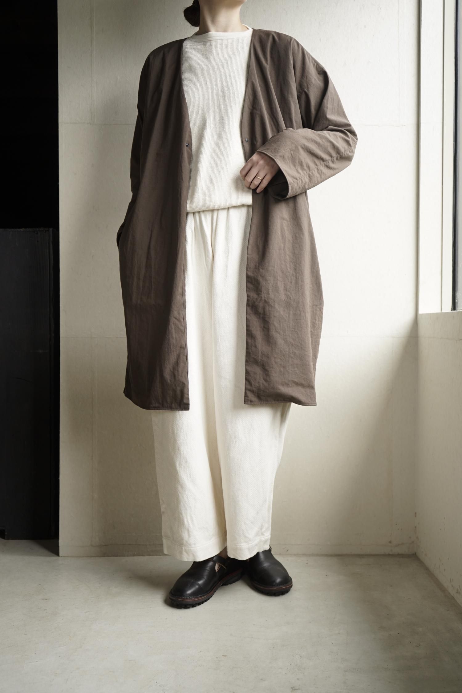 Nylon livery coat<br>D.brown<br>