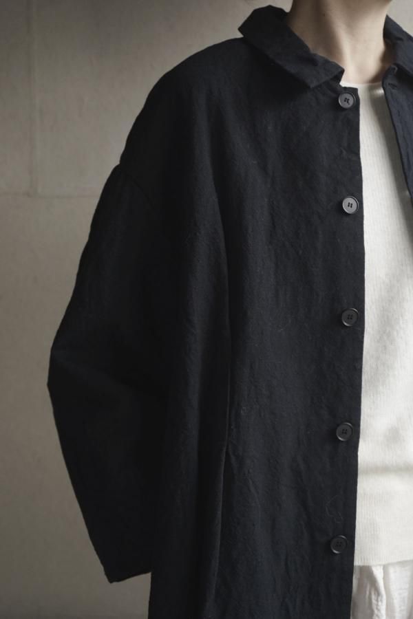 t*o様 値下げROBE DE PEAU キャンバスコート未使用　Gauze#ロ ROBE de PEAU PAINTER CANVAS COAT