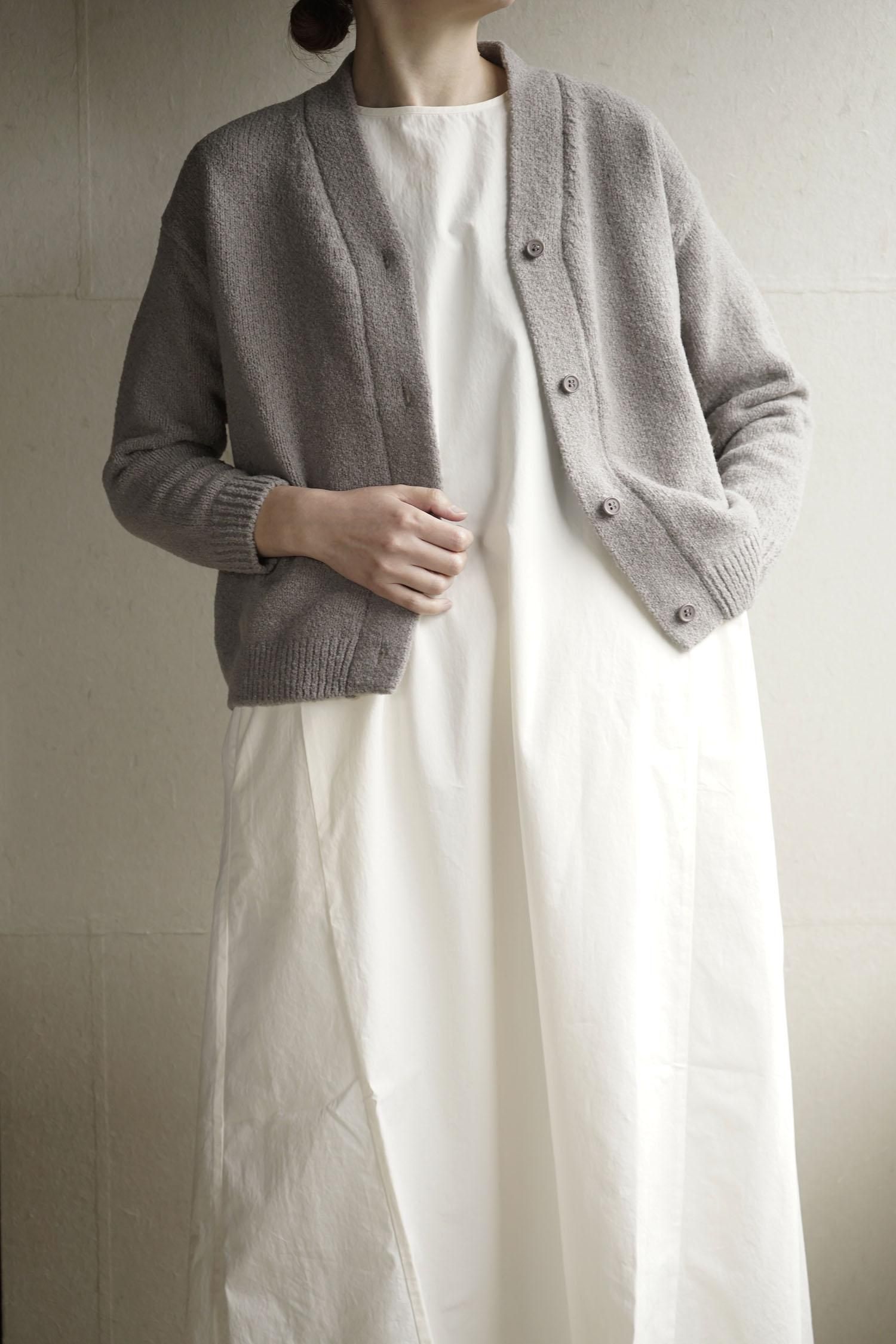renew-wool cardigan<br>ivory . mocha . charcoal<br>
