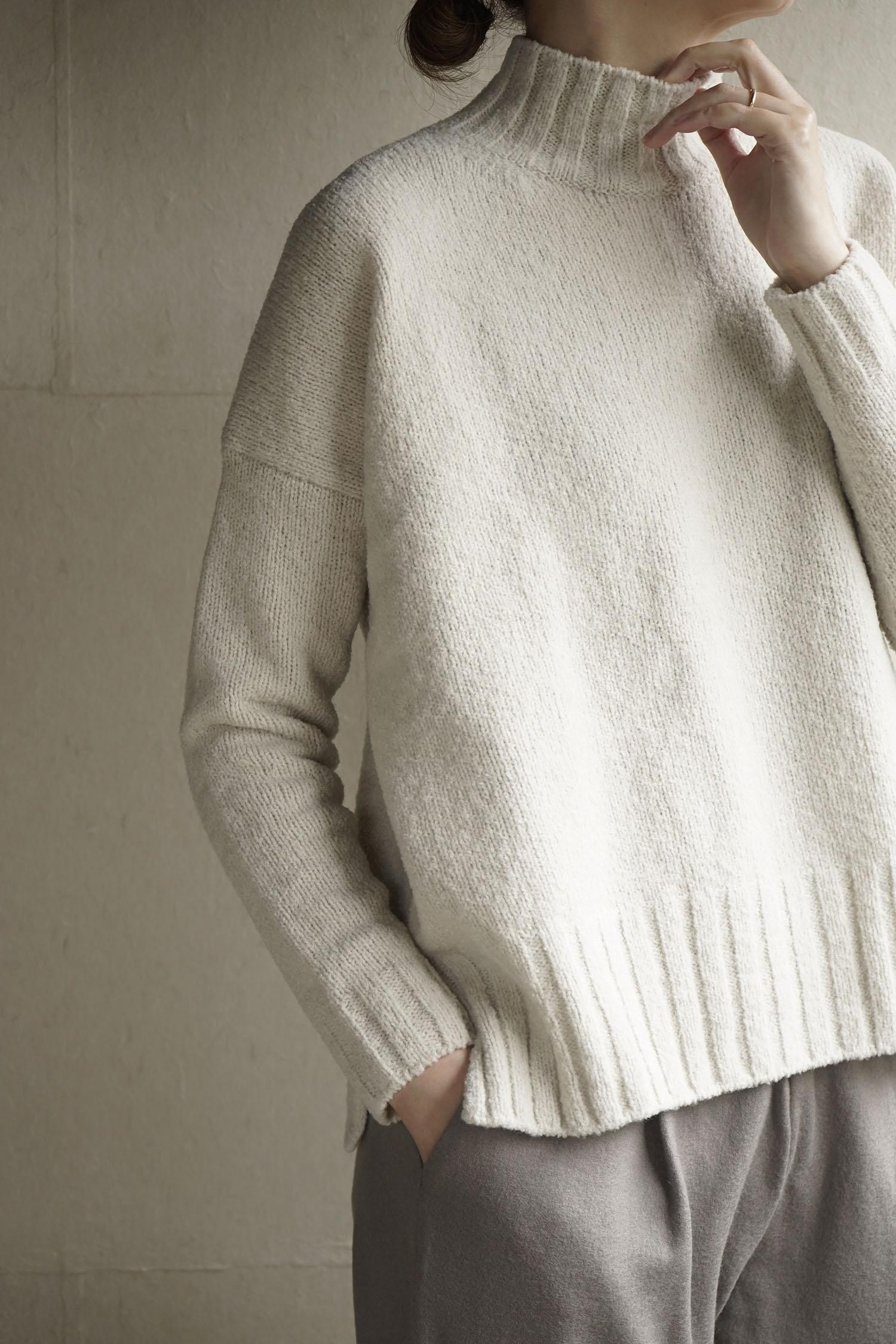 renew-wool turtleneck<br>ivory . mocha . charcoal<br>