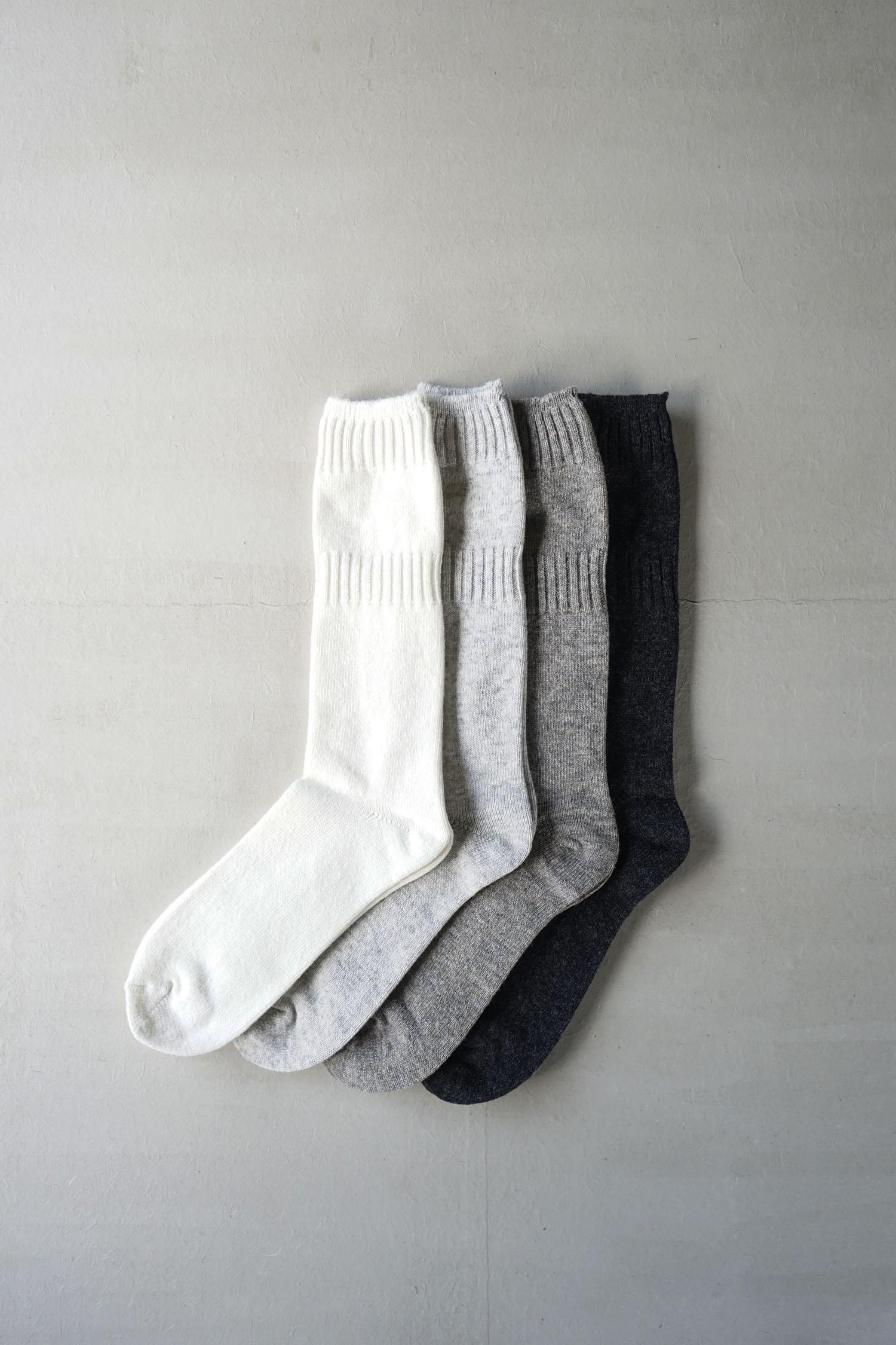 rib socks (men's)<br>ivory. light gray. mocha. charcoal<br>