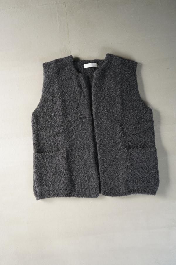 evam eva alpaca wool vest