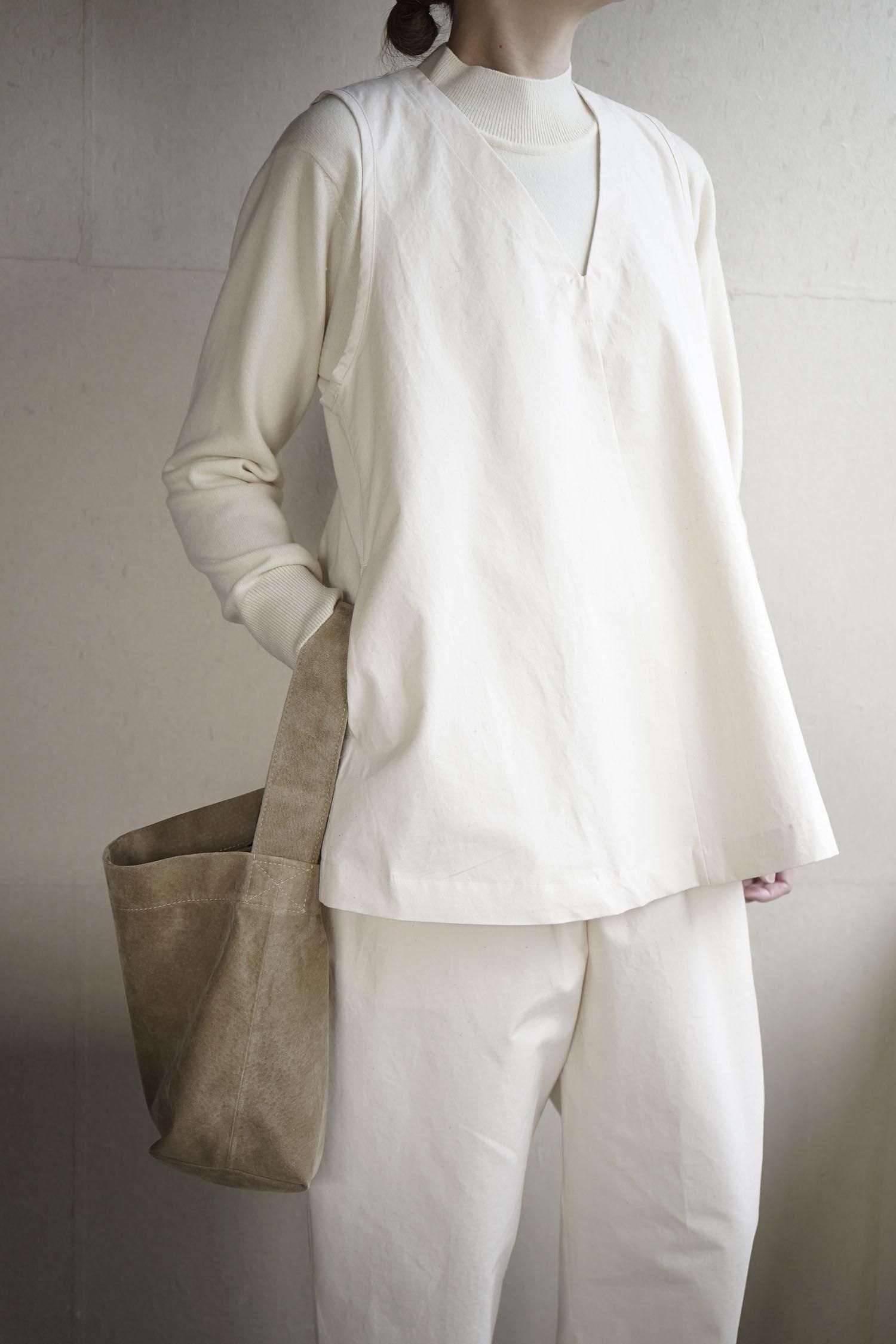 Cotton vest<br>O,white<br>