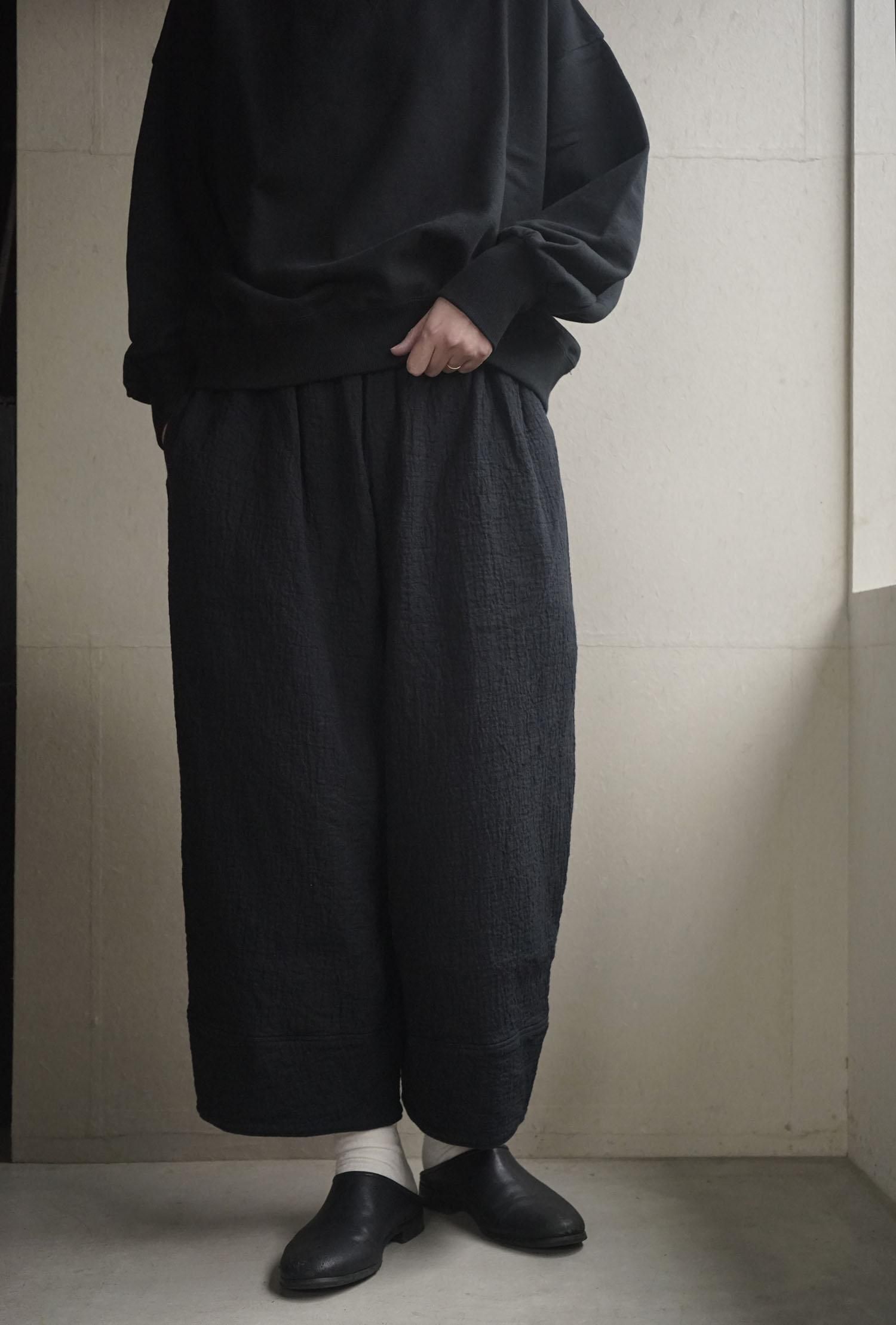 ORIGINAL RANDOM STRIPE QUIRT NOUVEAU PANTS<br>BLACK<br>