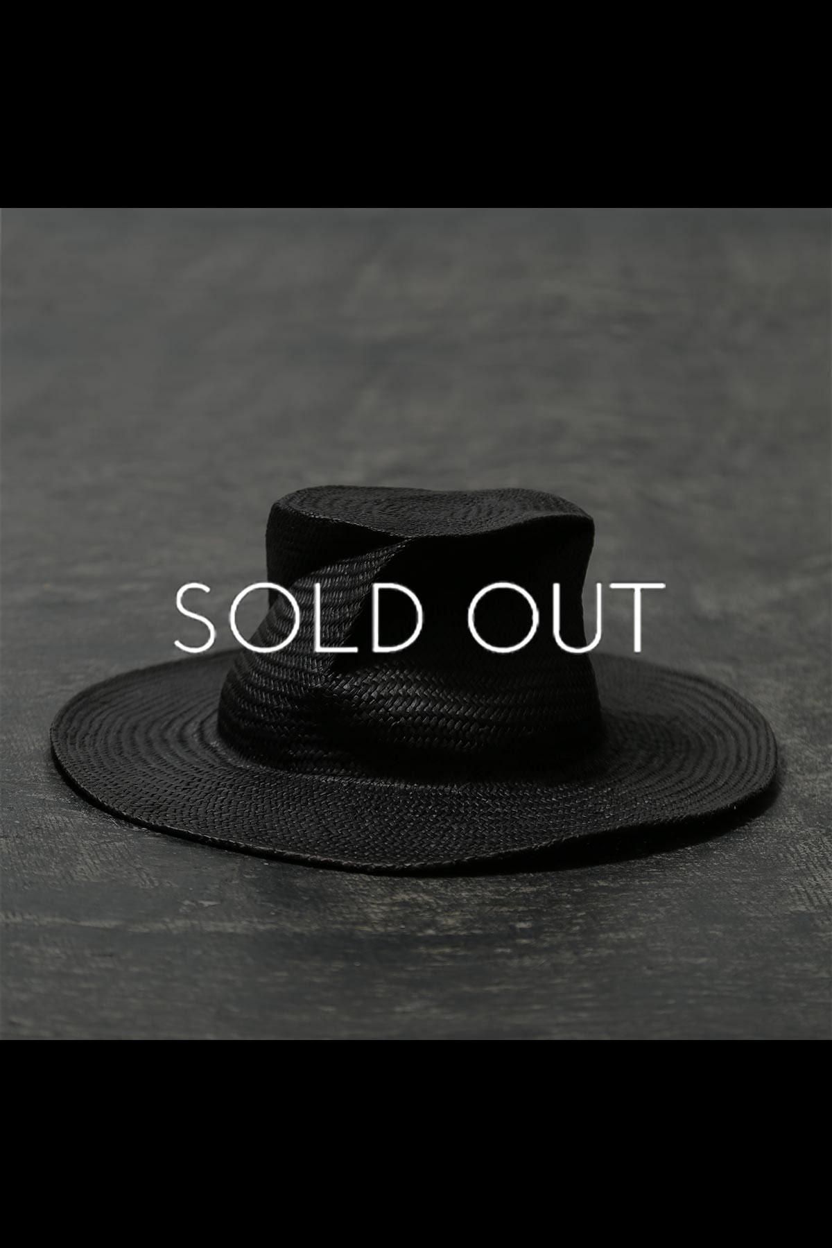 COLLAPSOBLE STRAW HATMOD29_8cm_BLACK