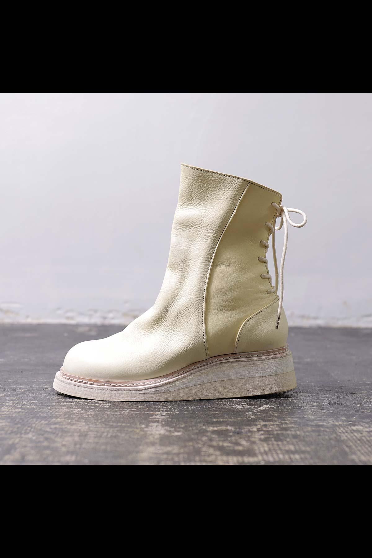 BACK LACE UP LEATHER BOOTS PQ02F_WHITE