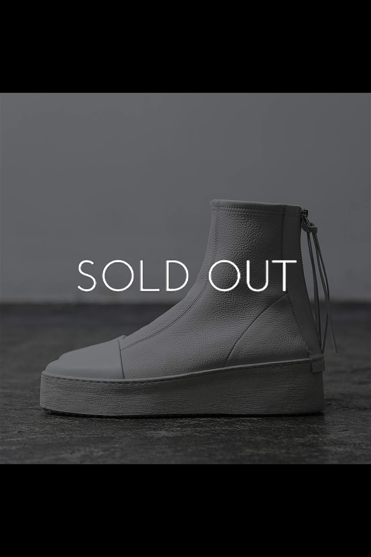 STRETCH LEATHER PLATFORM SNEAKER 4930182_WHITE/WHITE