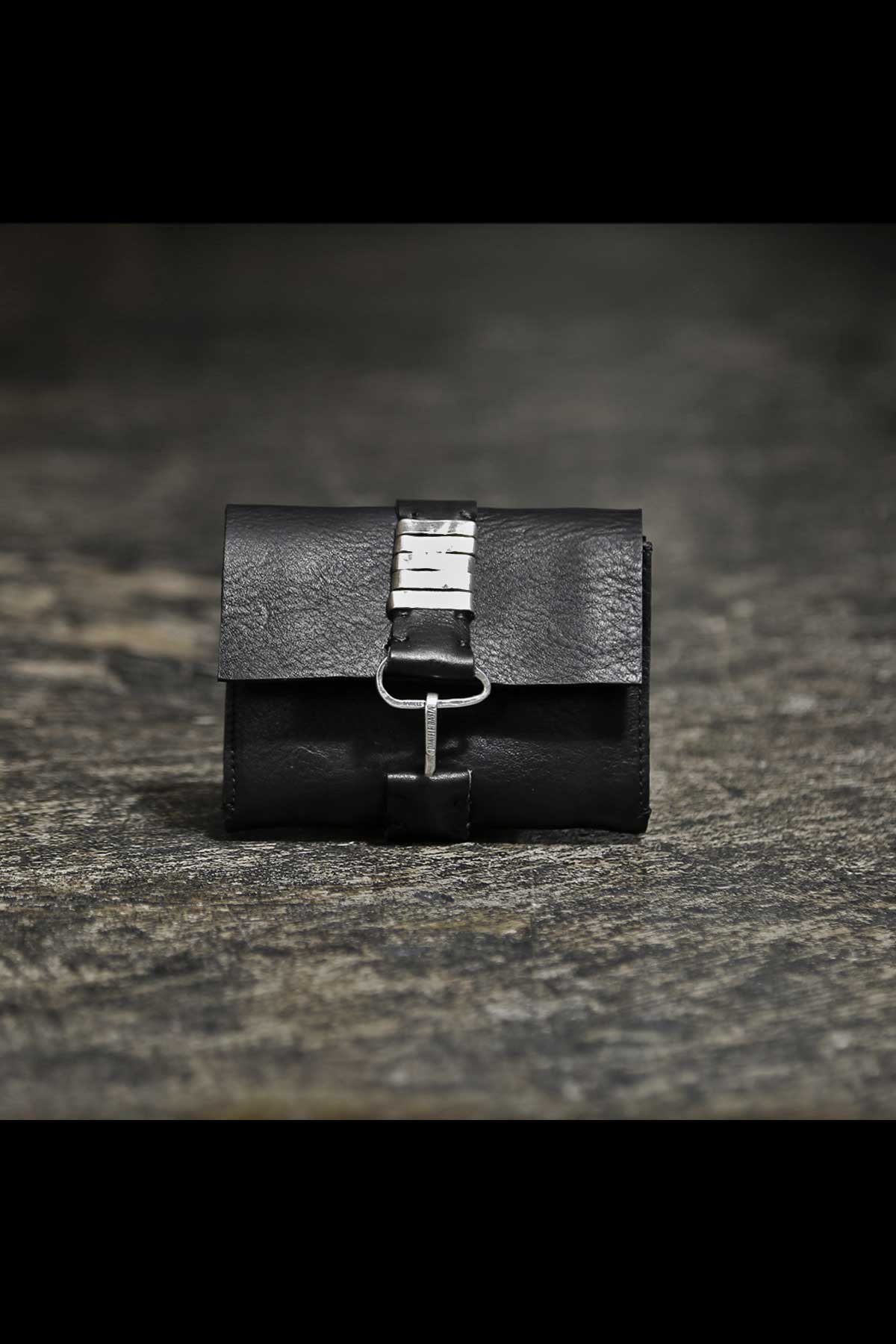 LEATHER COIN&CARD CASE DB789_BLACK