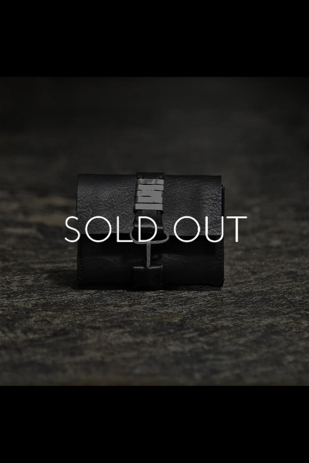 LEATHER COIN&CARD CASE DB789_BLACK