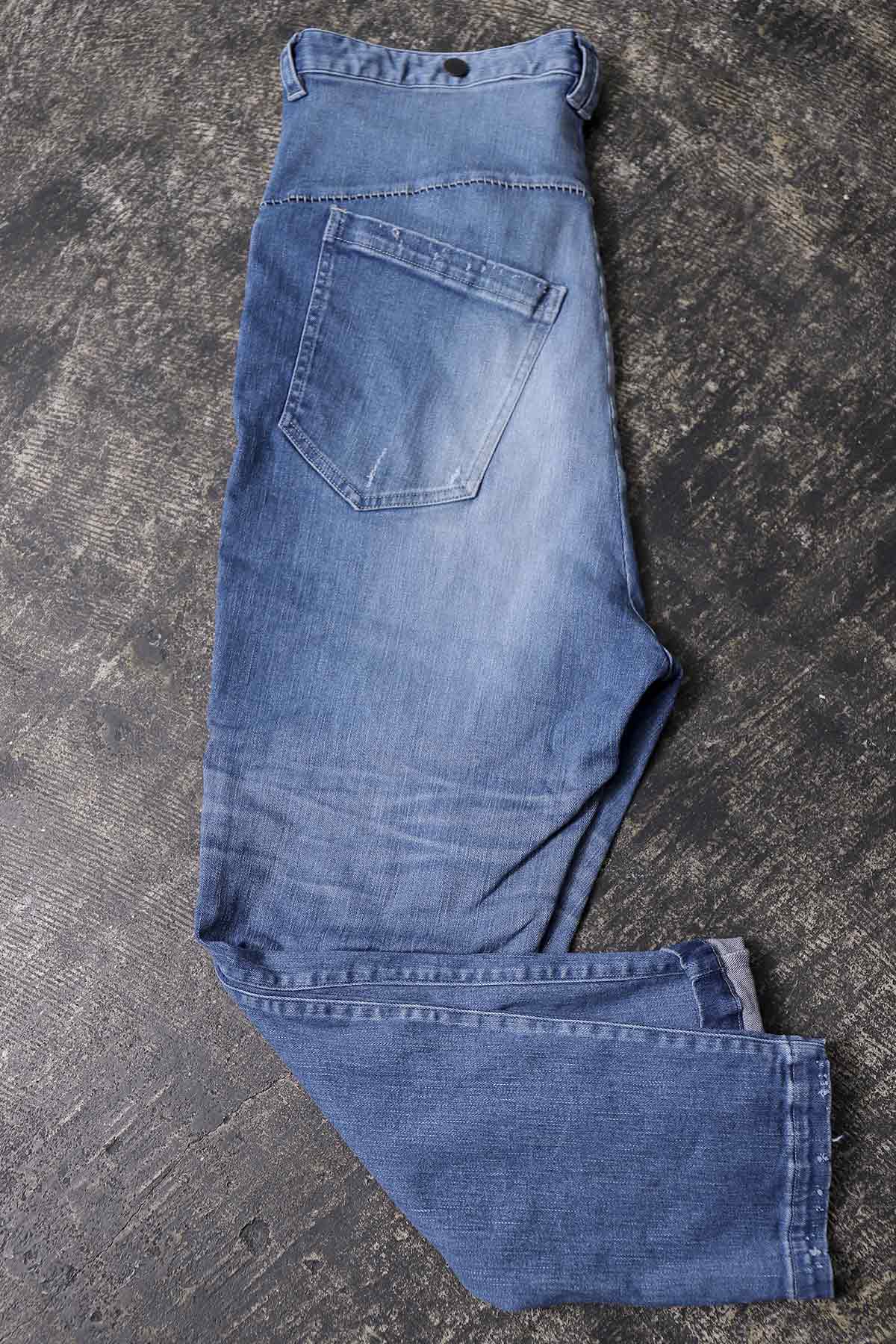 bajra【バジュラ】UNISEX WASHED STRETCH DENIM PANTS 141QP01_BLUE  WASH公式通販サイト｜QUADRATO Boutique【クアドラート】正規販売店 UNISEX