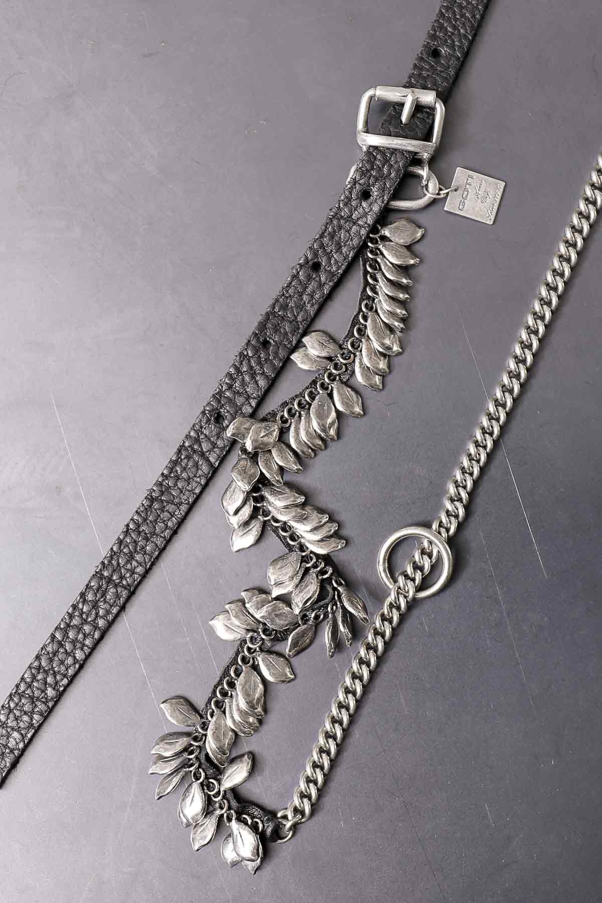 GOTI【ゴティ】SILVER LEAF CHAIN NECKLACE_CN213公式通販サイト