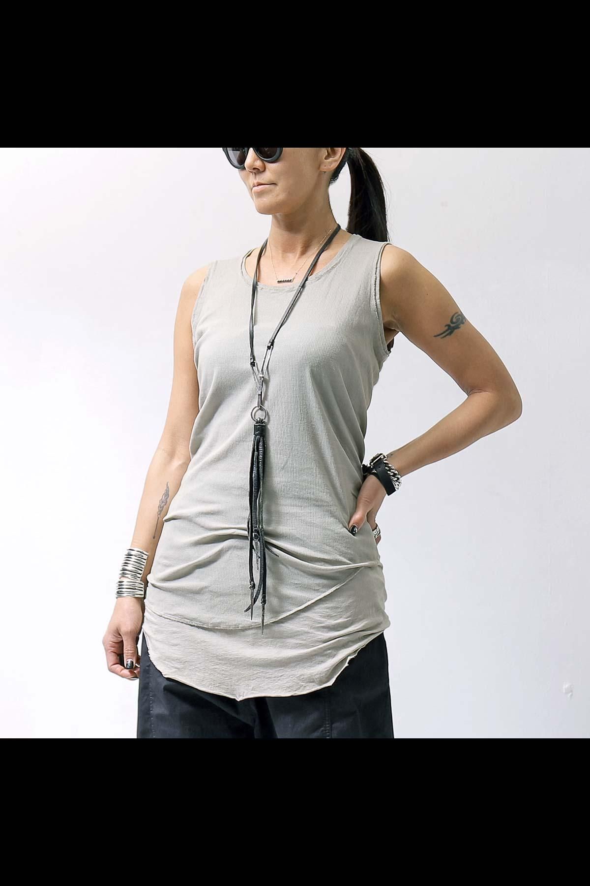 UNISEX COTTON RIB TANK 114 0801_FLINT