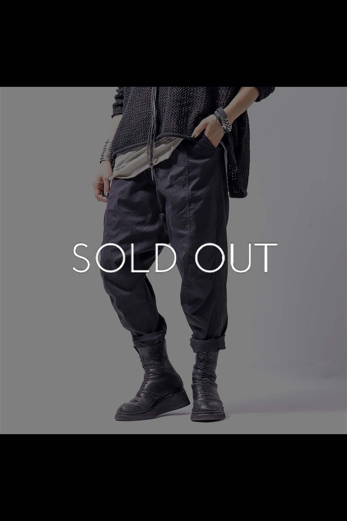 UNISEX STRETCH COTTON PANTS 328 0106_BLACK