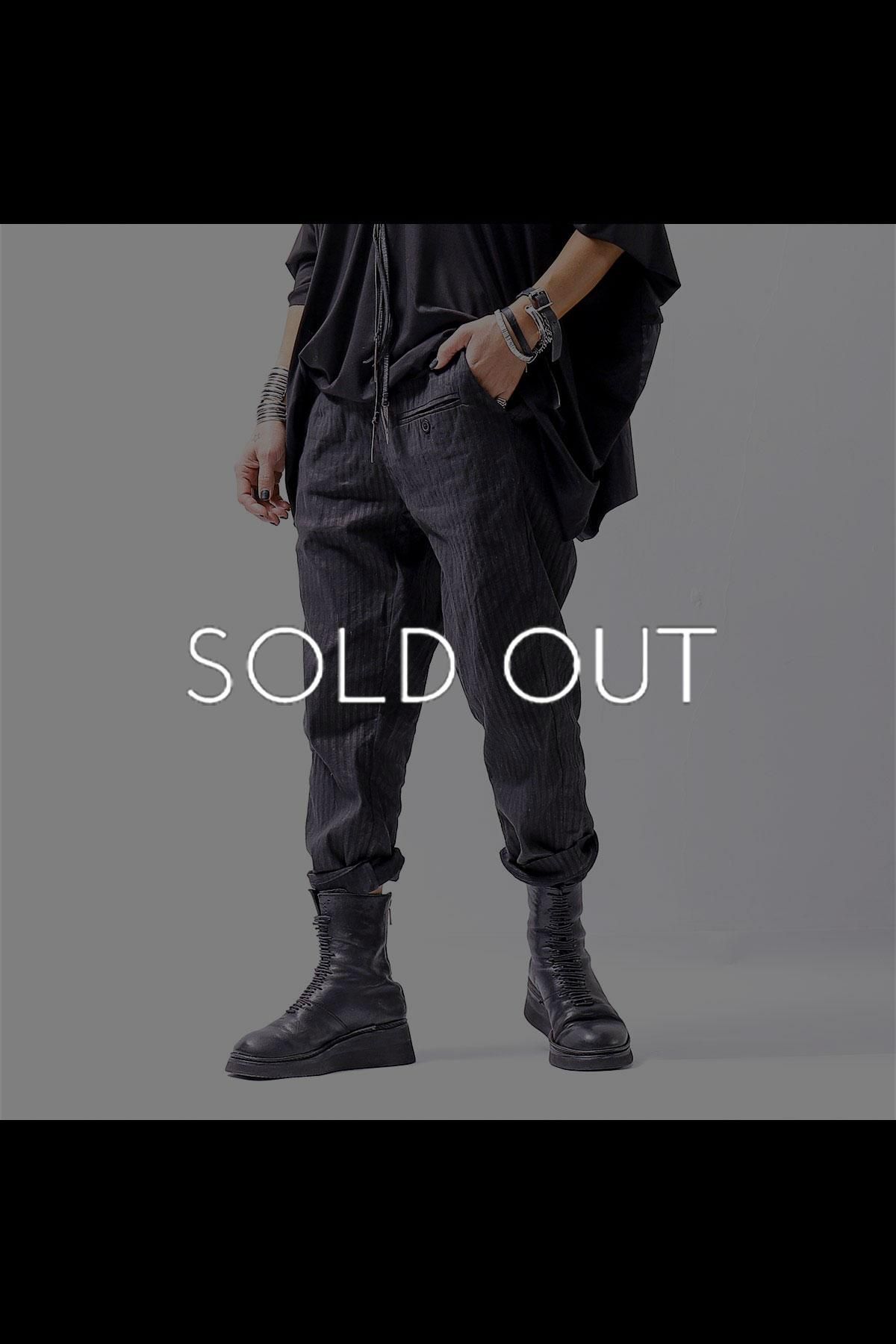 <img class='new_mark_img1' src='https://img.shop-pro.jp/img/new/icons8.gif' style='border:none;display:inline;margin:0px;padding:0px;width:auto;' />UNISEX STRETCH STRIPE PANTS 111 0107_KAFFEE STRIPE