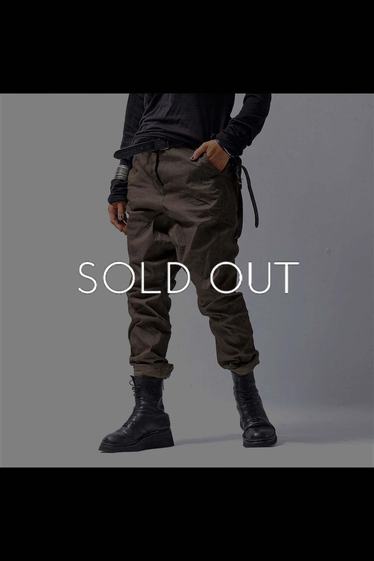 UNISEX ICONIC COTTON SARROUEL PANTS 260 0111_KHAKI CLOUD
