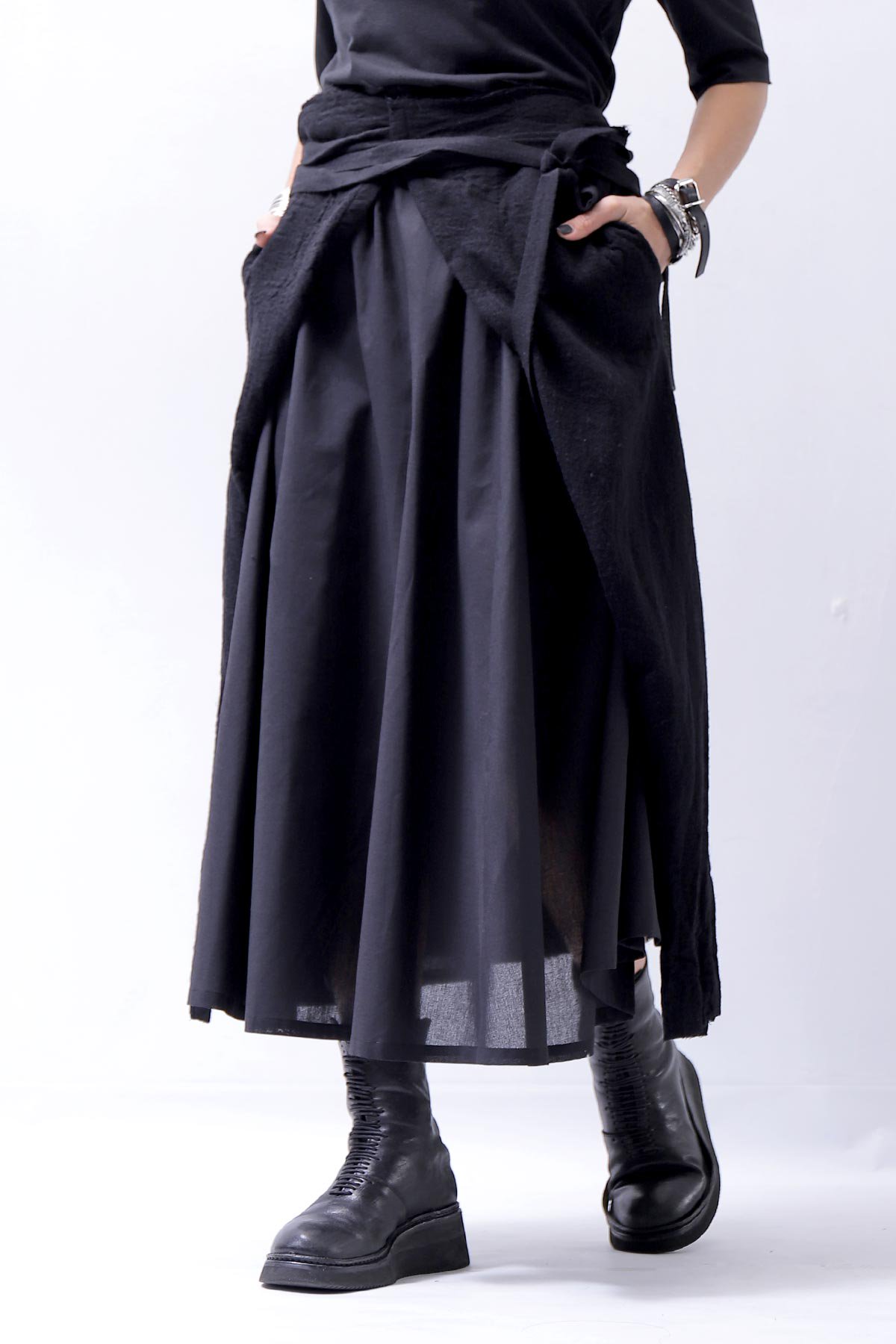 NostraSantissima【ノストラサンティッシマ】COVERED WRAP SKIRT SET  G01_BLACK日本直営店,公式通販サイト｜QUADRATO Boutique【クアドラート】WOMEN