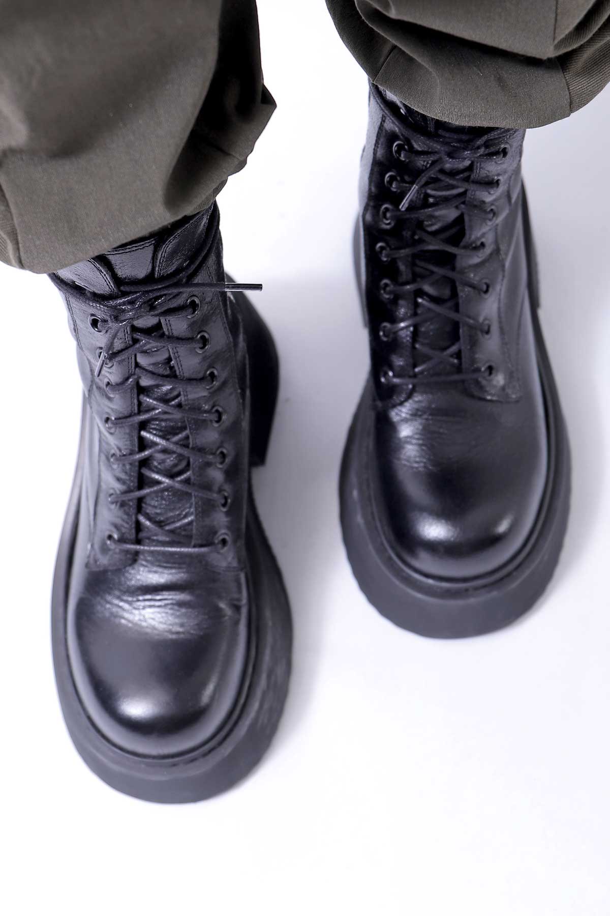 VIC MATIE【ヴィックマティエ】PLATFORM LACE-UP BOOTS 7700D_BLACK