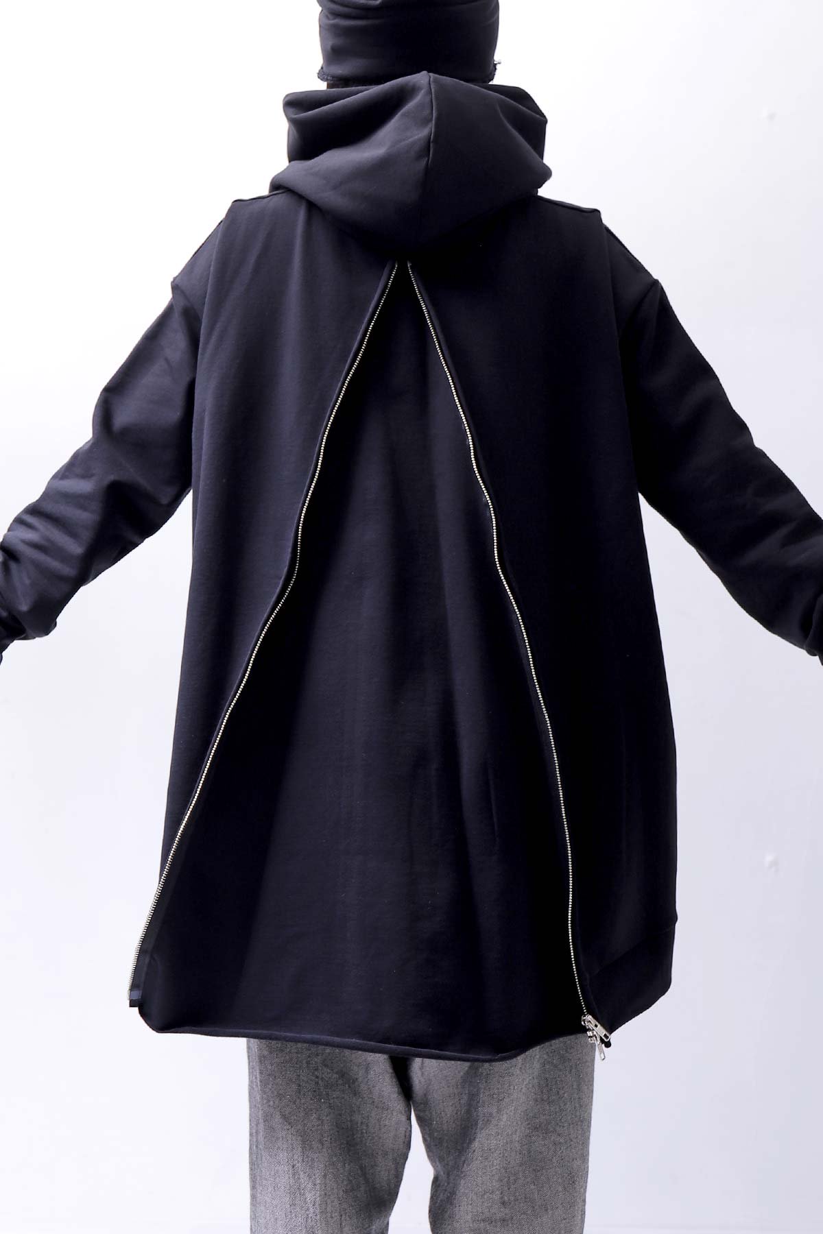 bajra【バジュラ】UNISEX SUPER STRETCH SWEAT BACK-ZIP HOODIE 