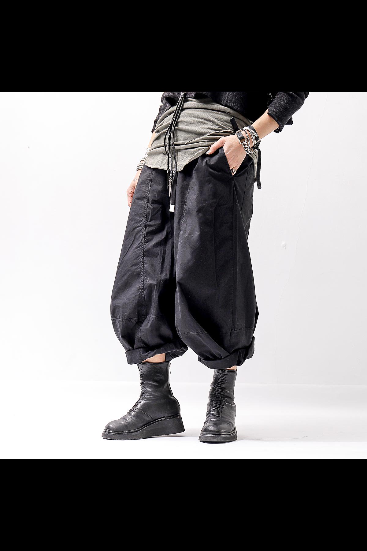 <img class='new_mark_img1' src='https://img.shop-pro.jp/img/new/icons8.gif' style='border:none;display:inline;margin:0px;padding:0px;width:auto;' />UNISEX EASY COTTON PANTS 335 0102_BLACK