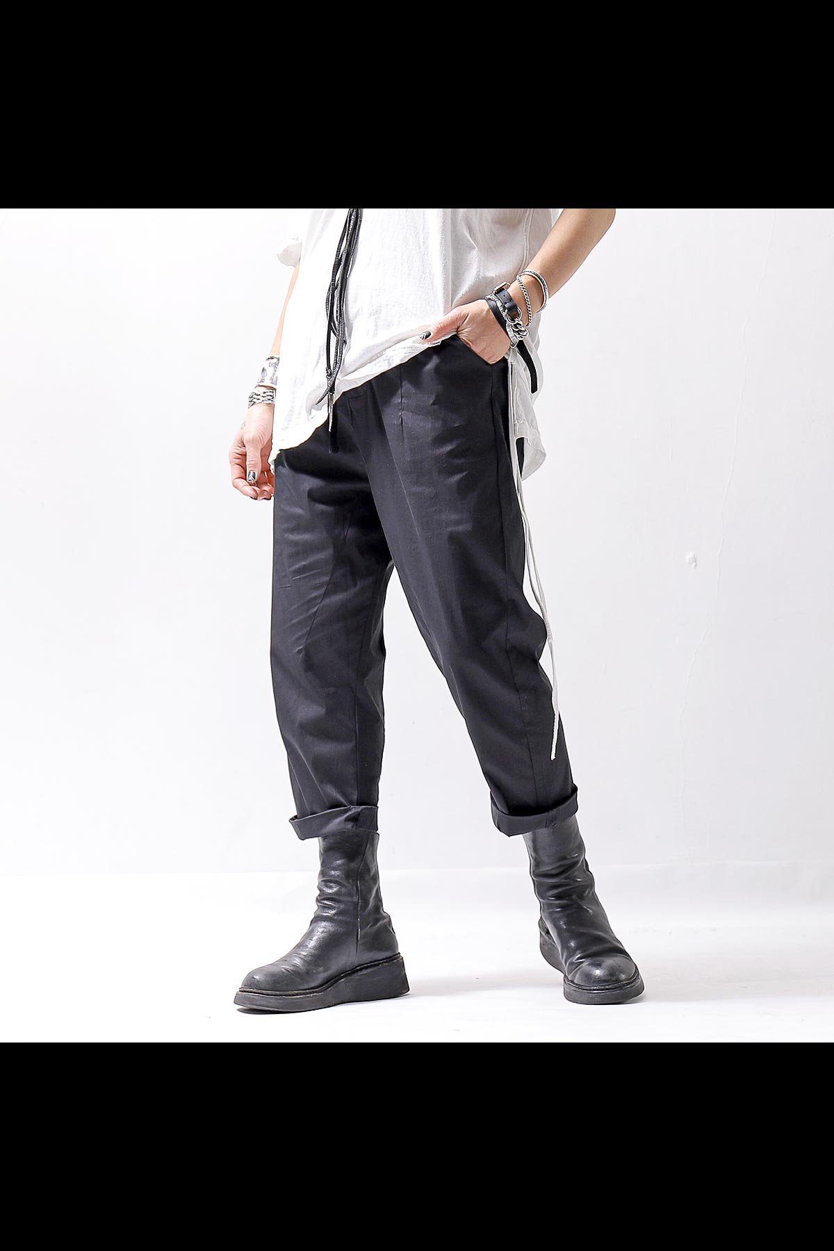 <img class='new_mark_img1' src='https://img.shop-pro.jp/img/new/icons8.gif' style='border:none;display:inline;margin:0px;padding:0px;width:auto;' />UNISEX PLAIN&CLEAN EASY PANTS MST431_BLACK