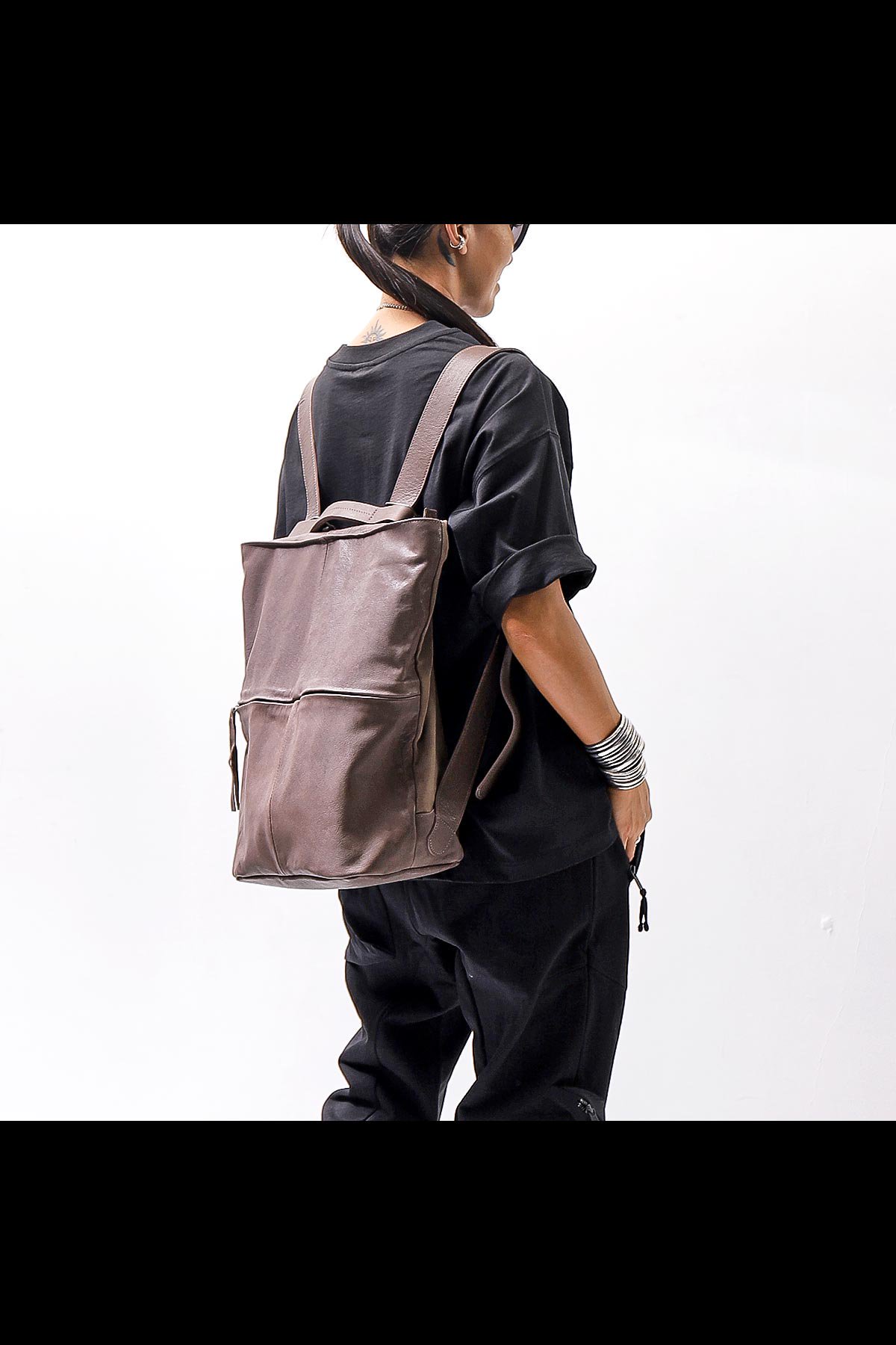 UNISEX 2WAY CALF LEATHER REGULAR BAG_FANGO