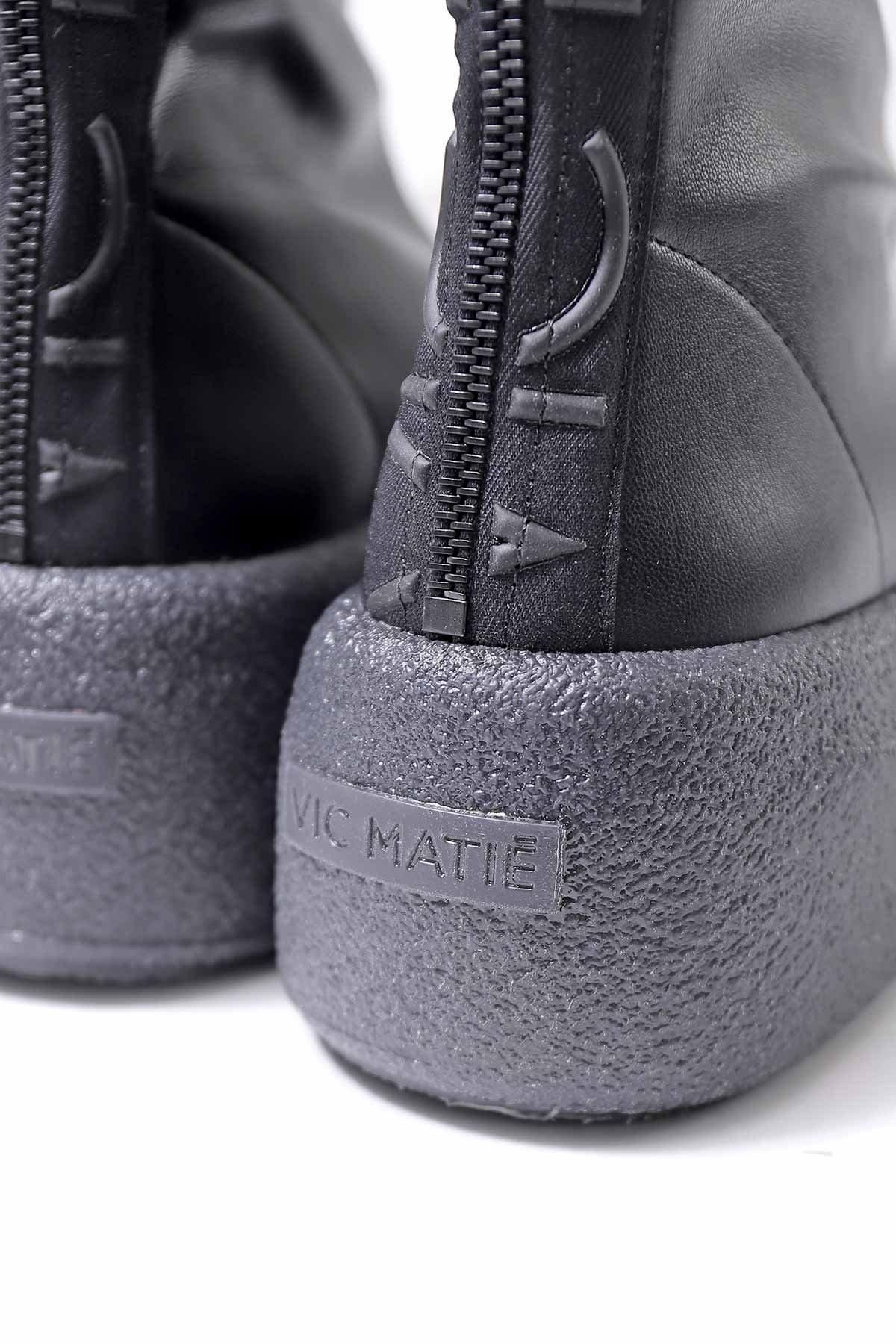 VIC MATIE【ヴィックマティエ】ECO STRETCH LEATHER SNEAKER