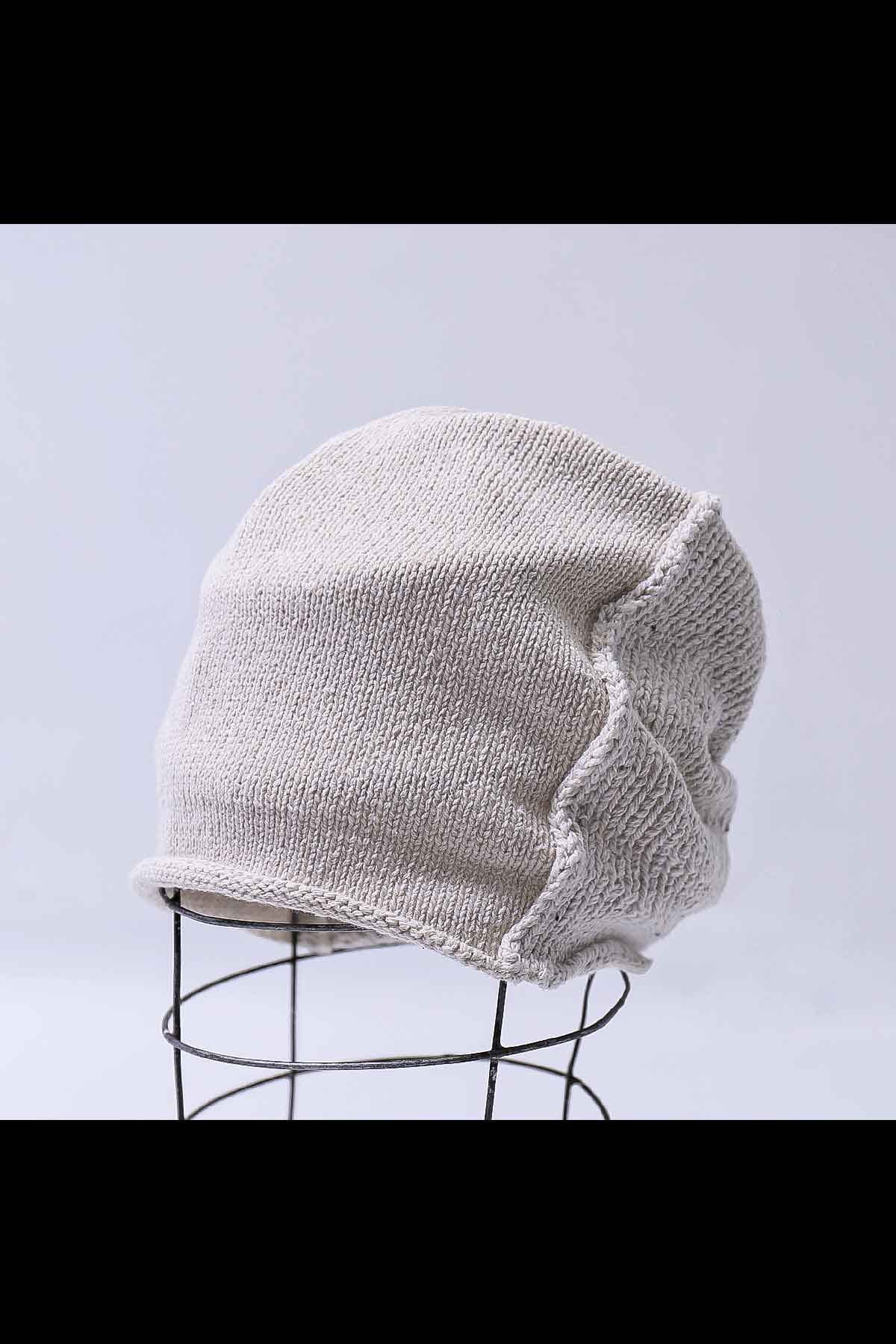 UNISEX COTTON KNIT BEANIE SLB1502_CHALK