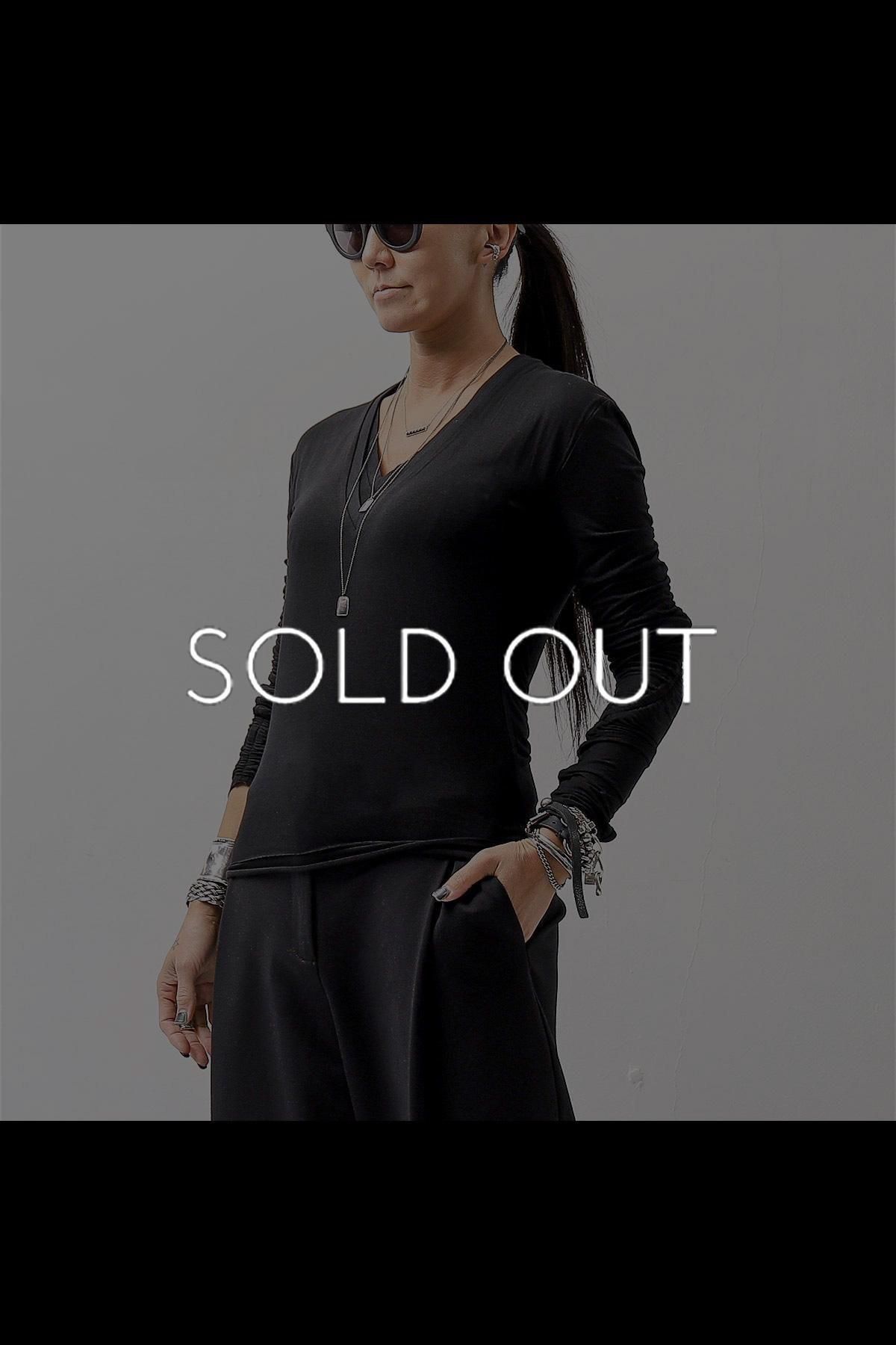 VISCOSE STRETCH SLIM FIT TOPS WTS557_BLACK