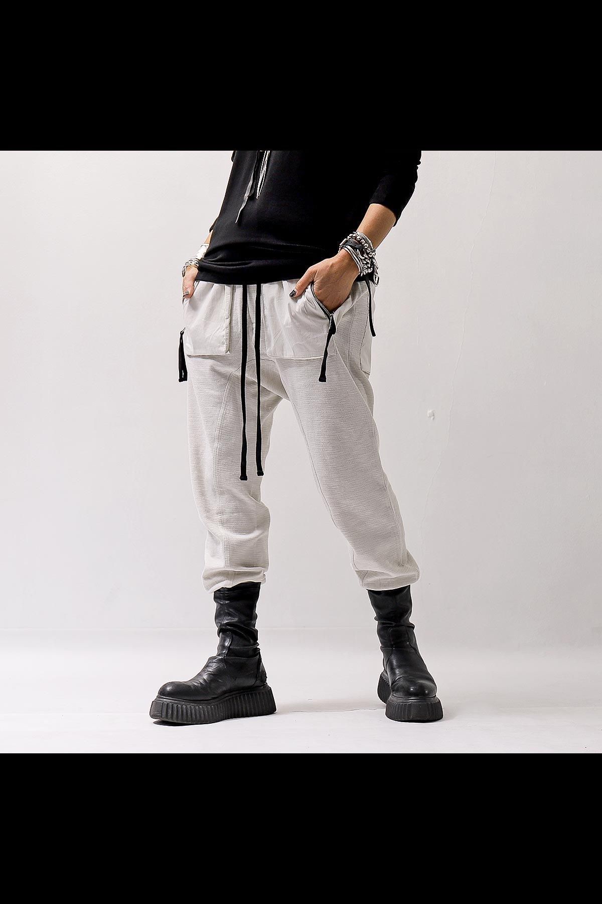 UNISEX COTTON DOUBLE FACE RIB PANTS MTS467_DUNE