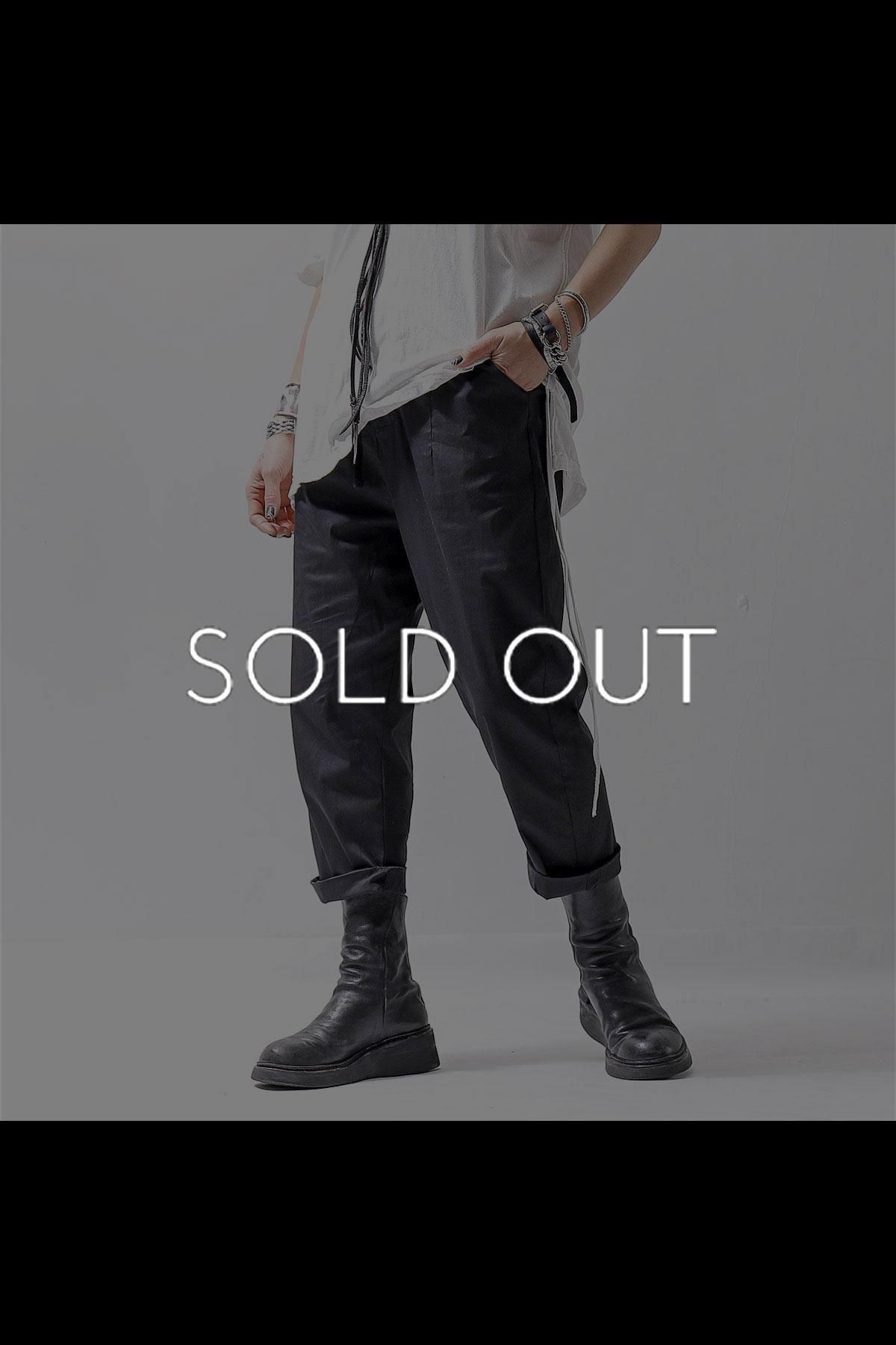 UNISEX PLAIN&CLEAN EASY PANTS MST431_BLACK