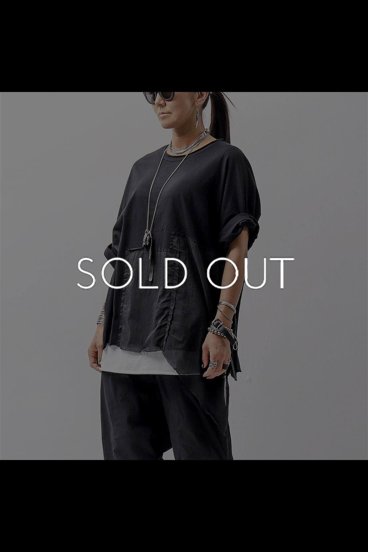 UNISEX OVERSIZED PATCH COTTON TOP MPB1908_BLACK