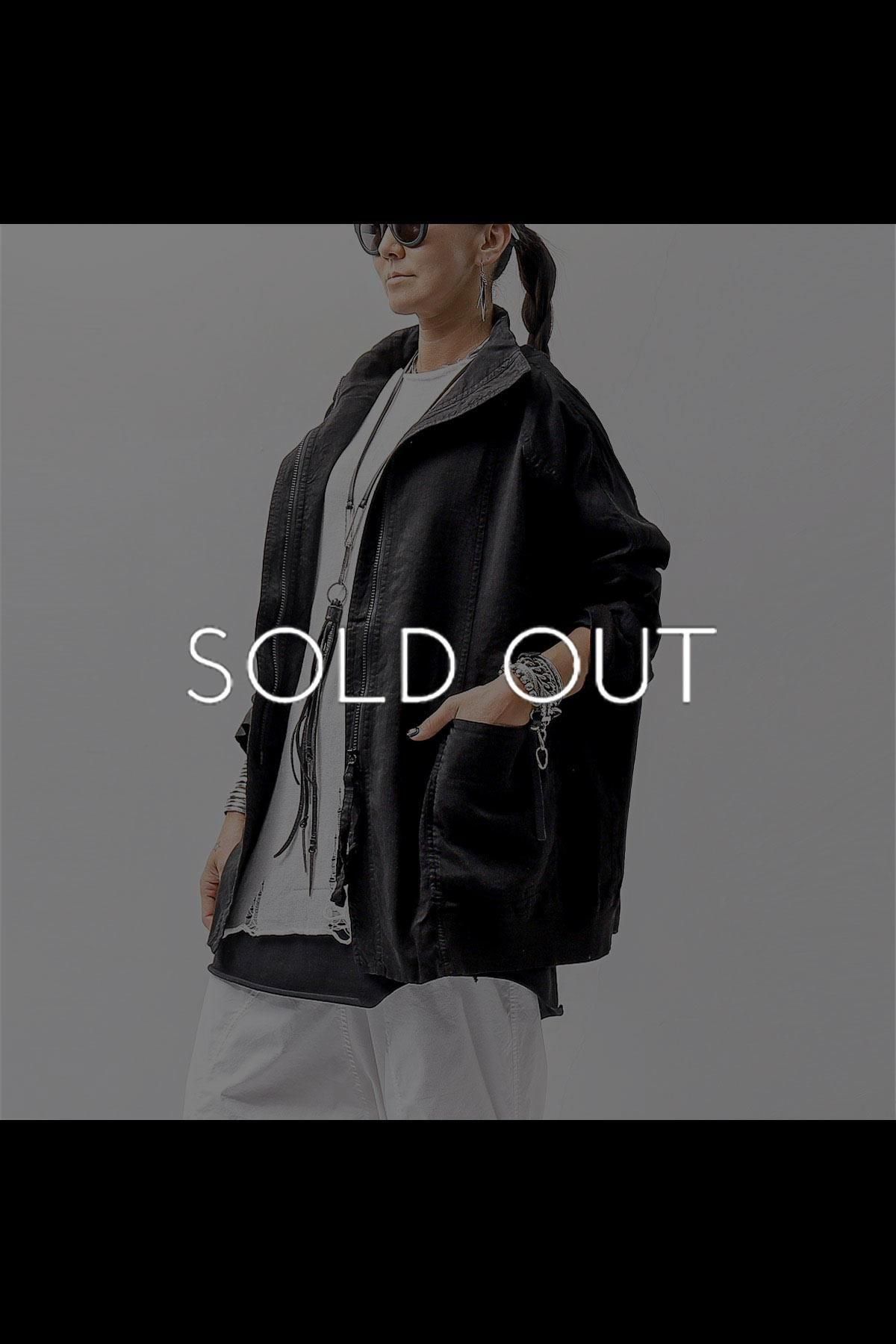UNISEX LINEN STRETCH BLOUSON 383 1104_BLACK