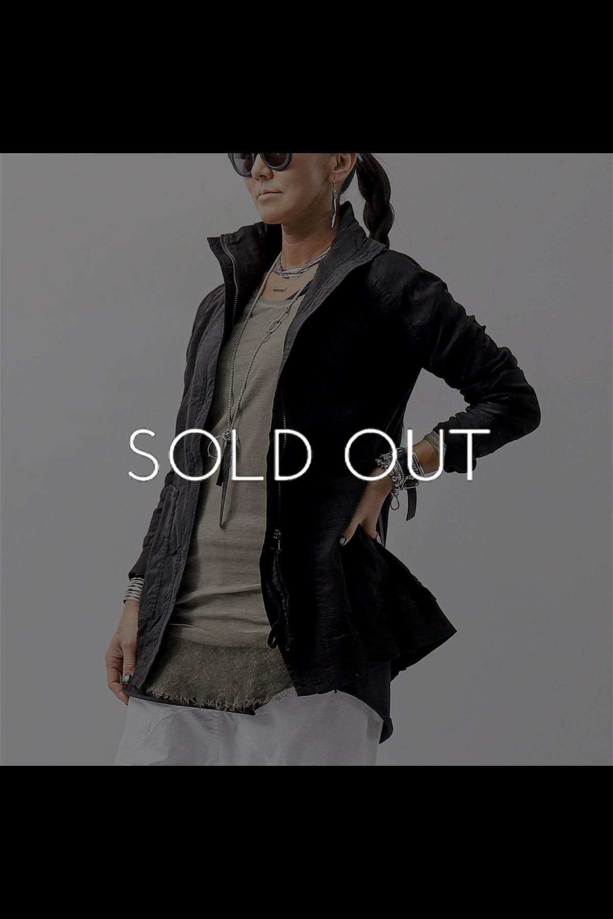 UNISEX LINEN STRETCH SLIM JACKET 383 1103_BLACK