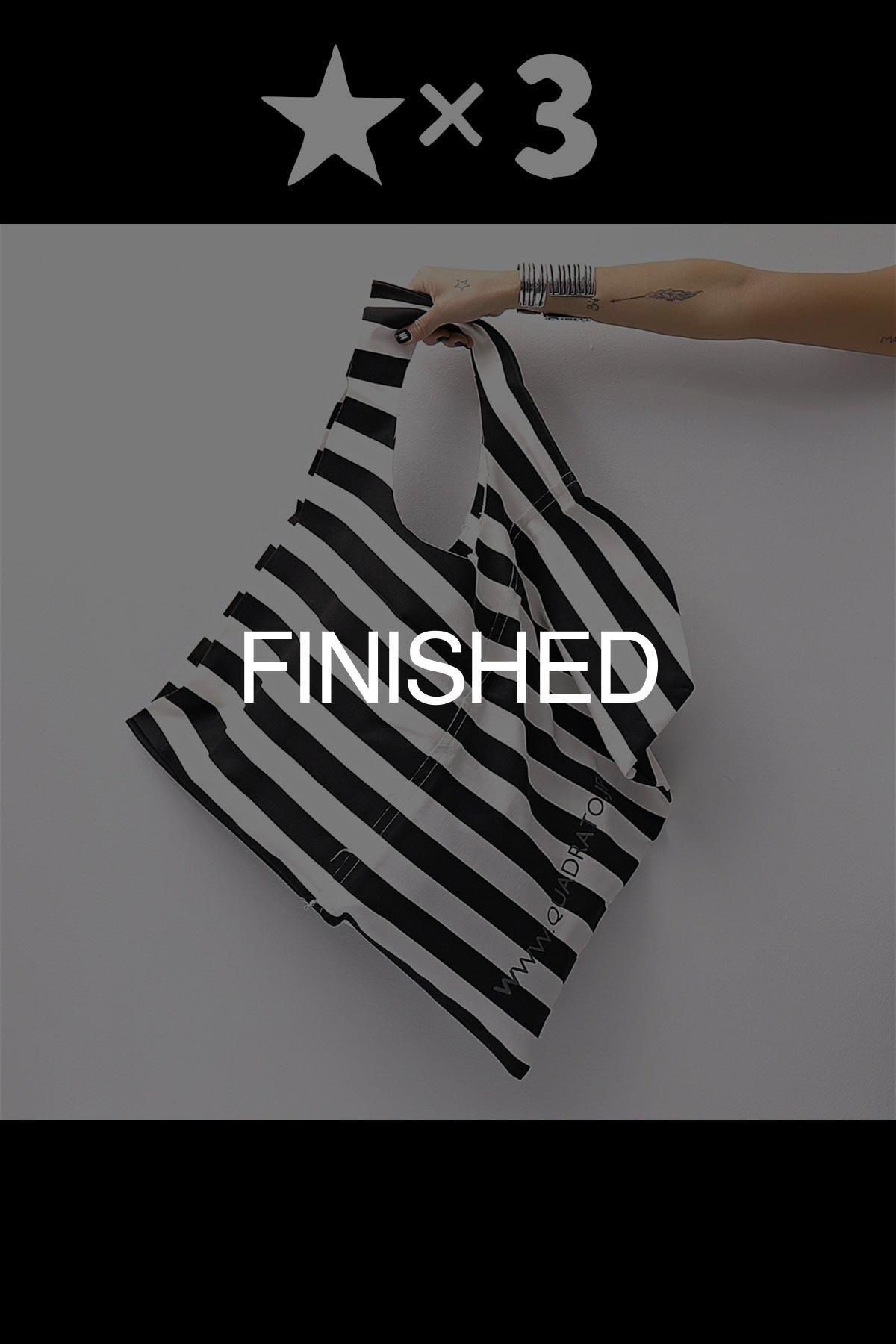 STRIPE SQUARE BAG