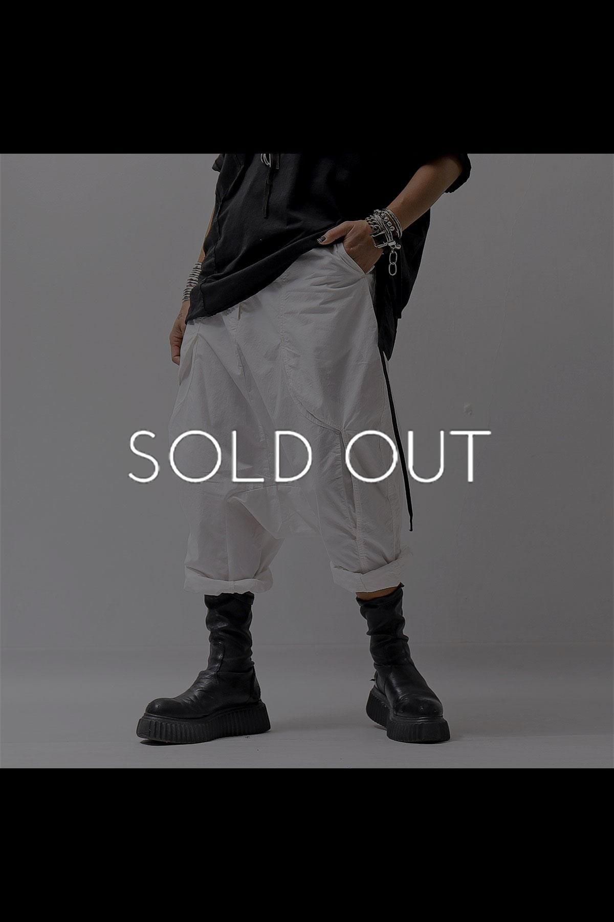 UNISEX COTTON PANTS 335 0109_OFF WHITE