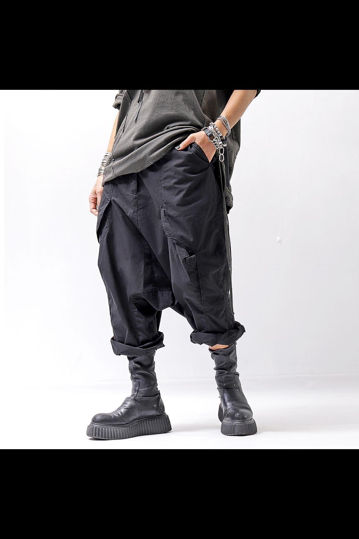 UNISEX COTTON PANTS 335 0109_BLACK
