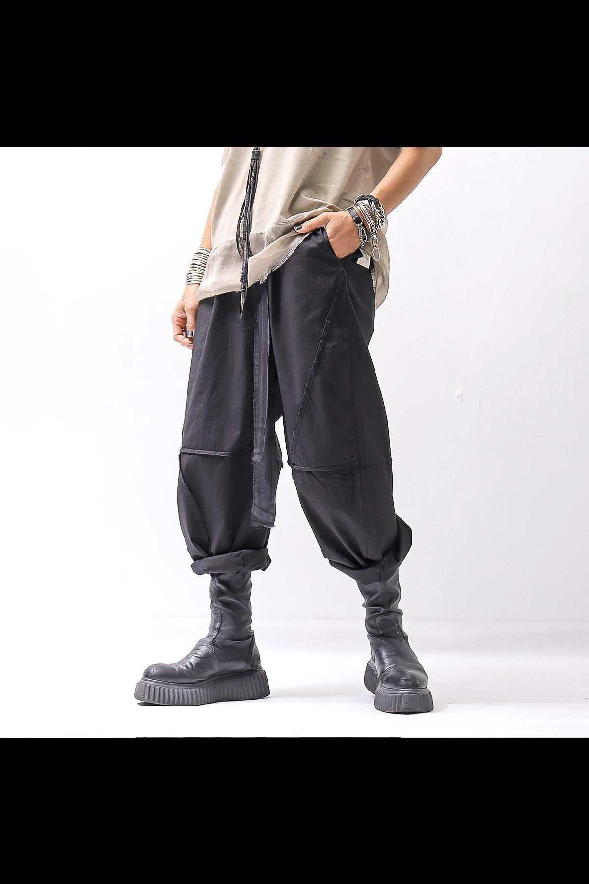 <img class='new_mark_img1' src='https://img.shop-pro.jp/img/new/icons8.gif' style='border:none;display:inline;margin:0px;padding:0px;width:auto;' />UNISEX LIGHT COTTON RELAX PANTS SM59_BLACK