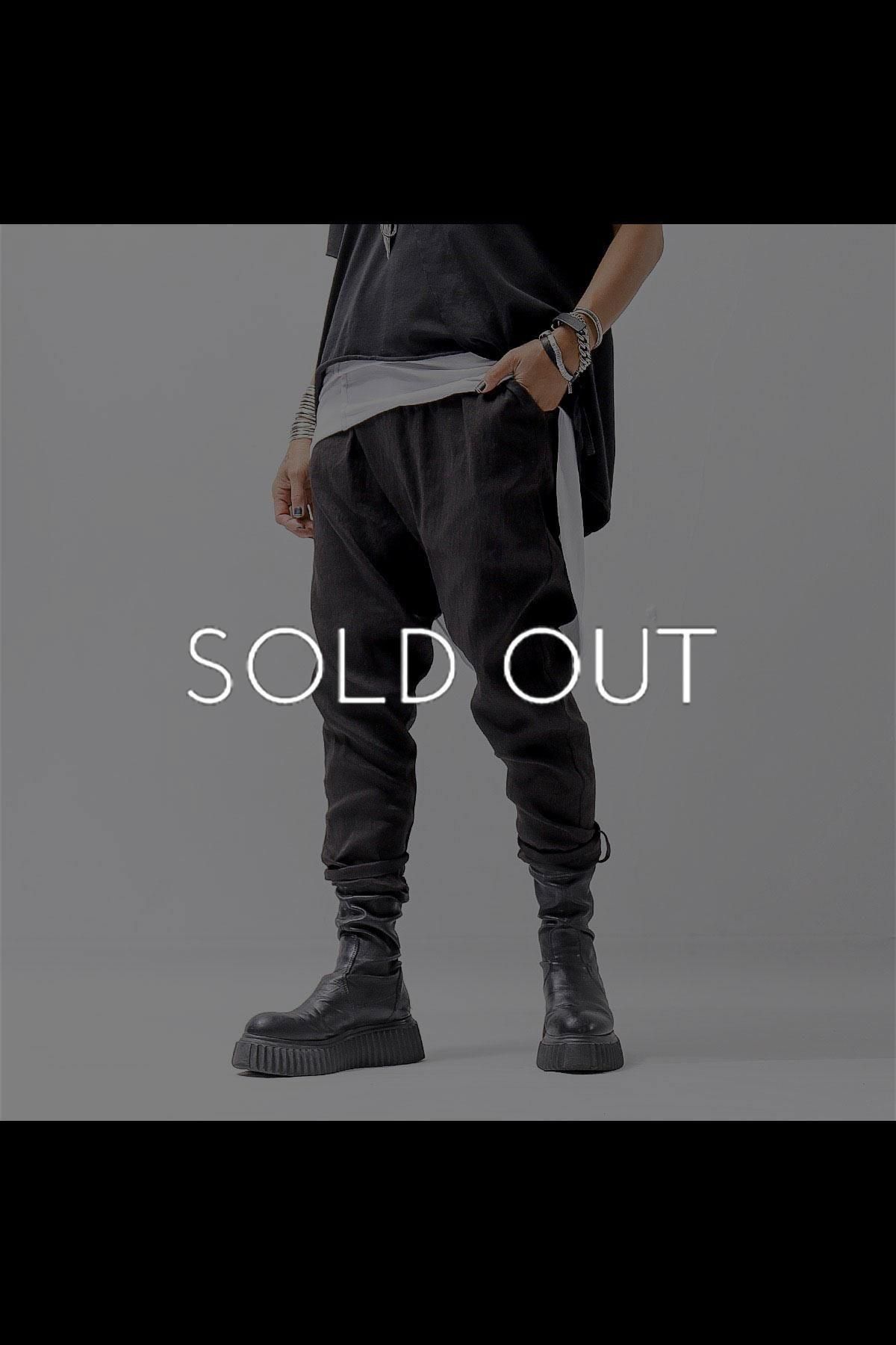 UNISEX STRETCH PANTS 126LOS_BLACK