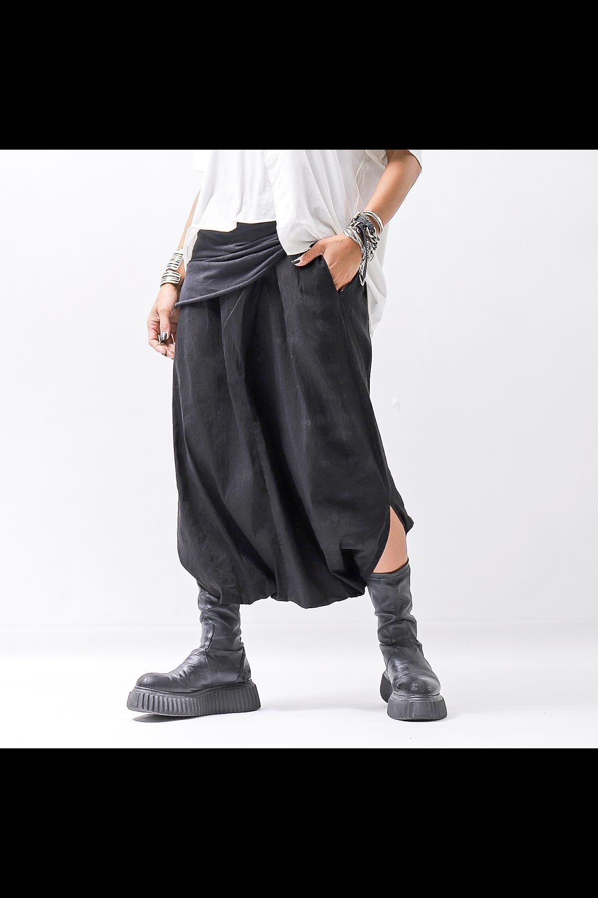 UNISEX BOX PANTS 905TA_BLACK