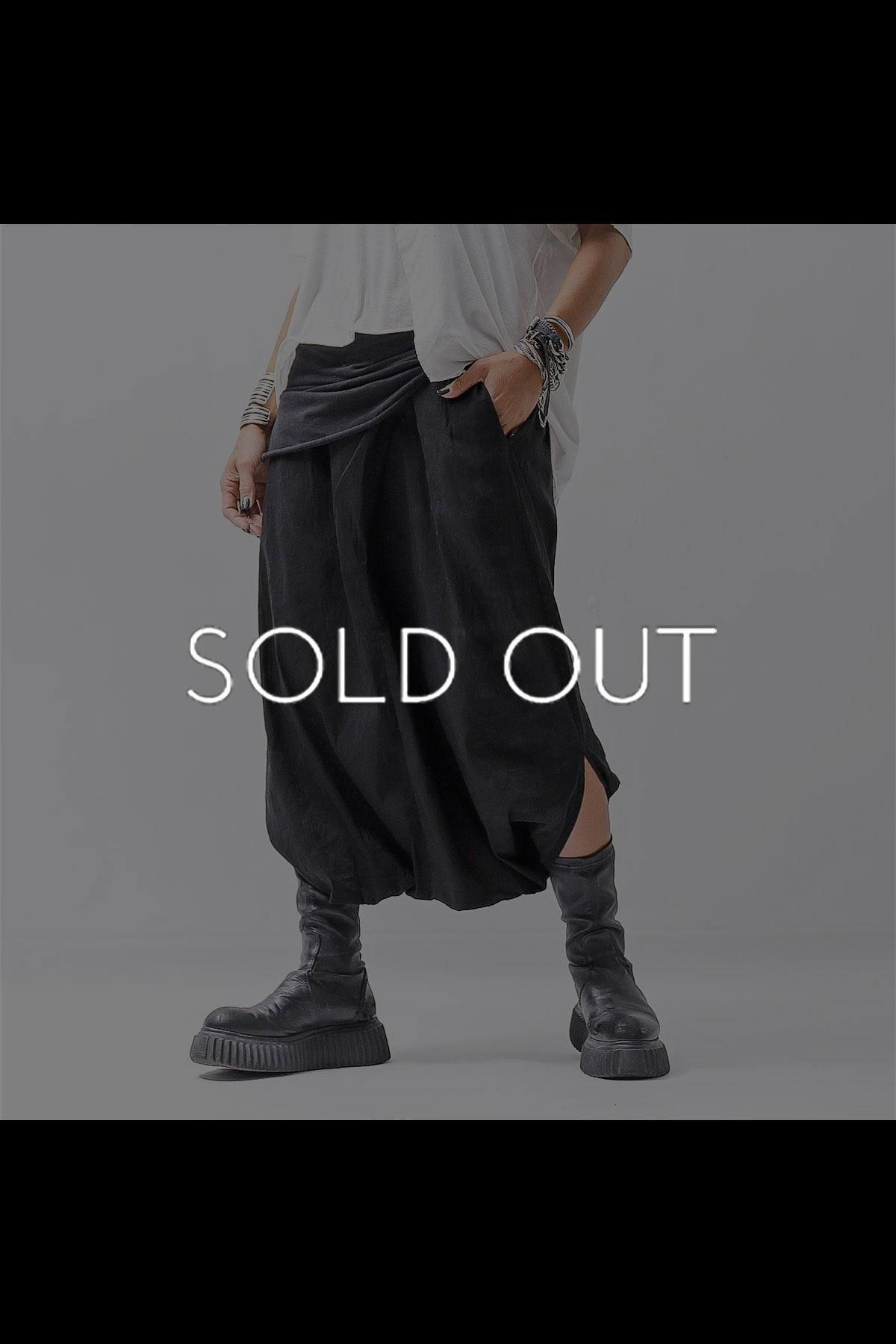 UNISEX BOX PANTS 905TA_BLACK