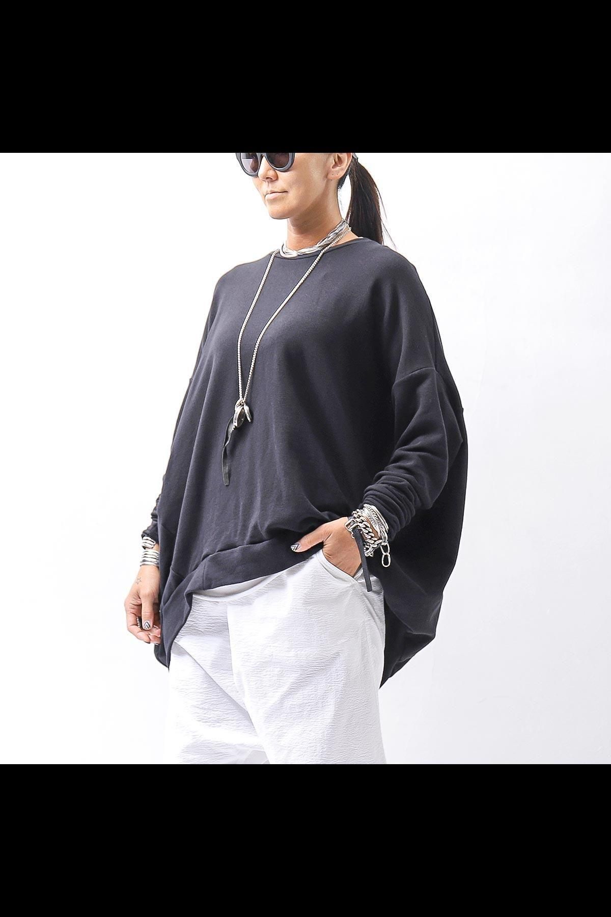 <img class='new_mark_img1' src='https://img.shop-pro.jp/img/new/icons8.gif' style='border:none;display:inline;margin:0px;padding:0px;width:auto;' />UNISEX BACK DRAPE TOP 154QK02_BLACK