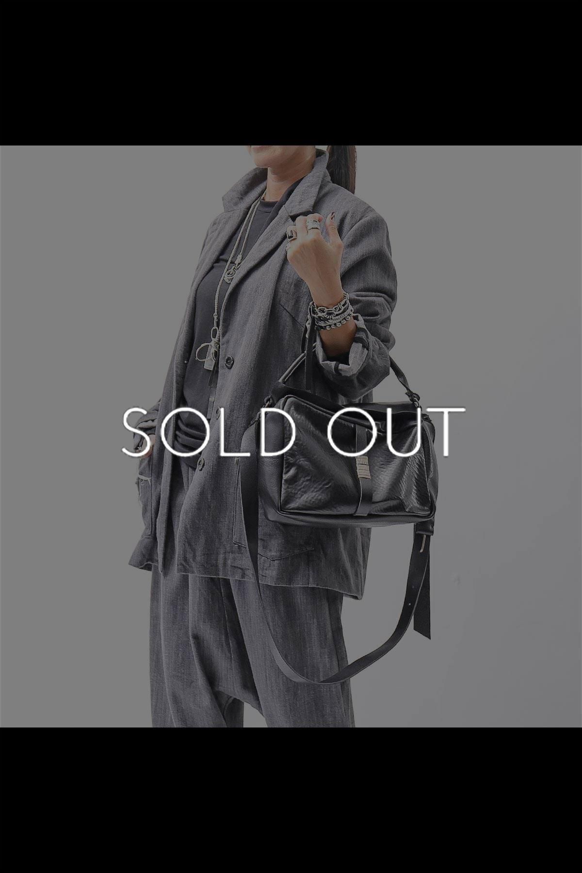 2WAY SHOULDER FLAP ON BAG DBM004_BLACK