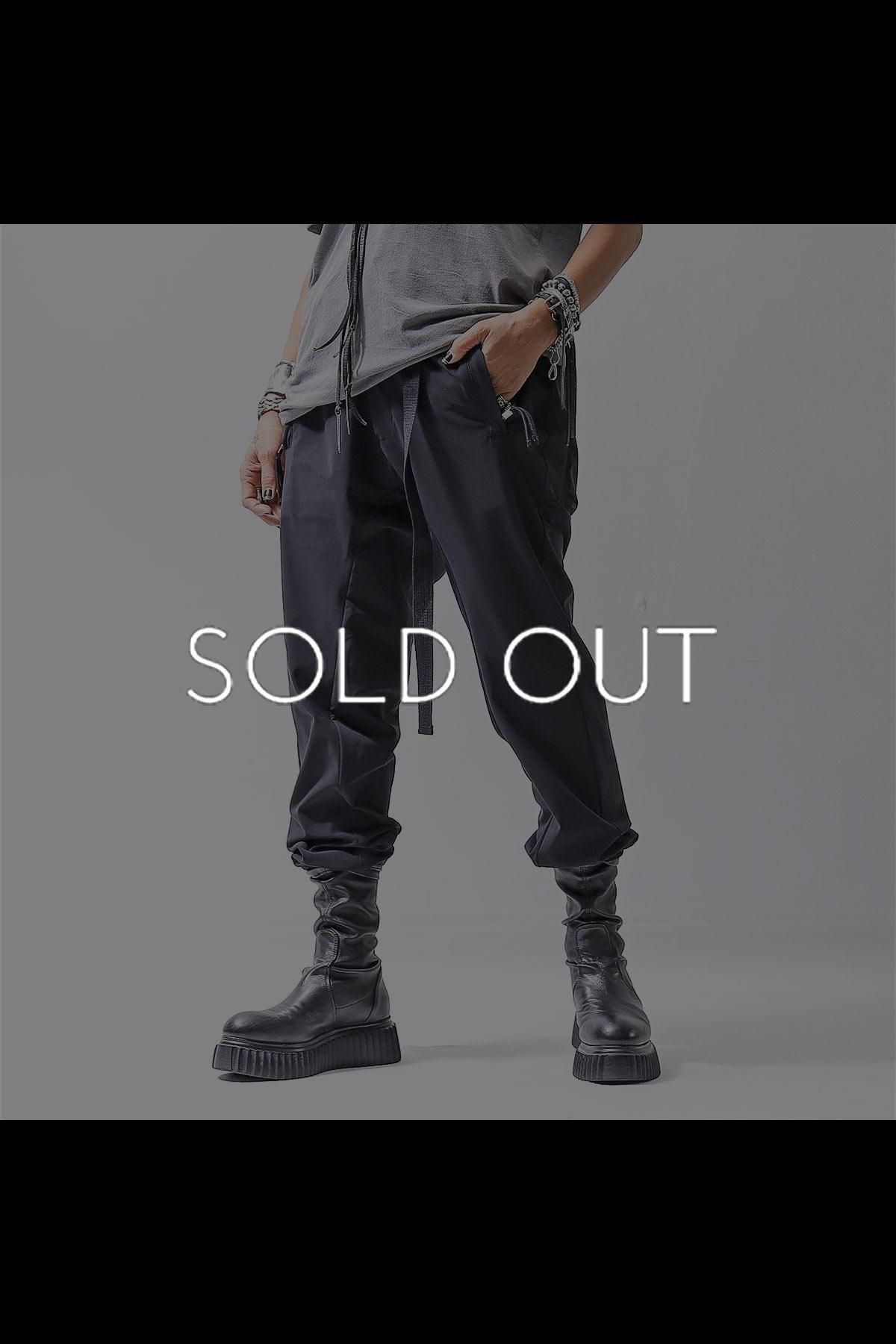 UNISEX SUPER STRETCH NYLON RIB PANTS MP29_BLACK