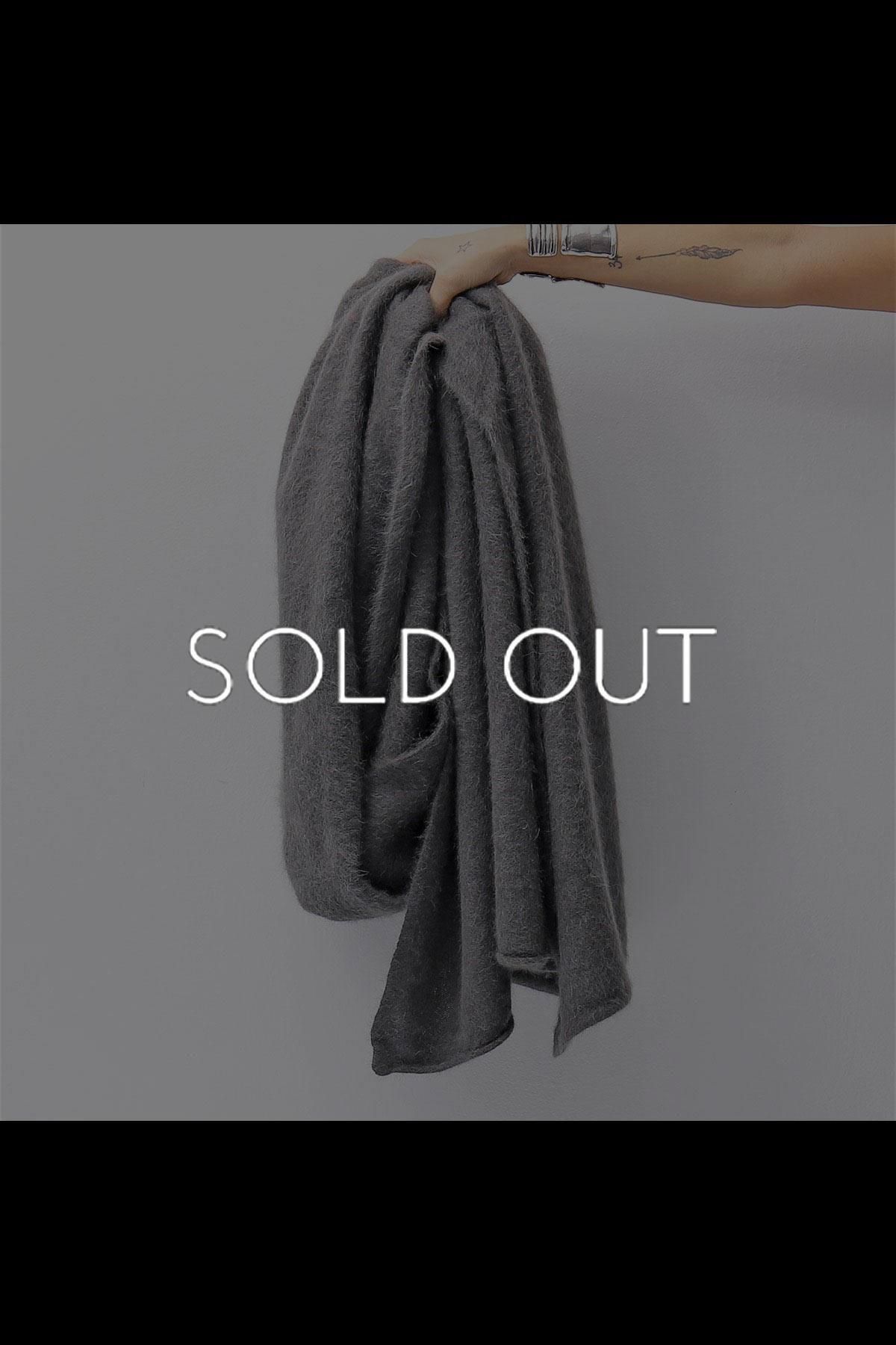 UNISEX RACCOON LONG STOLE_SWAMP