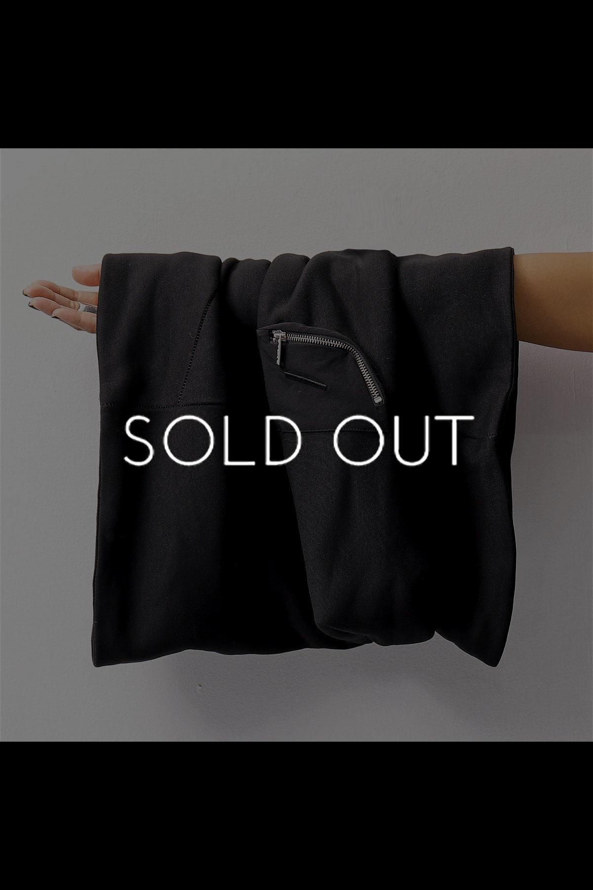 UNISEX LIGHT COTTON SWEAT SNOOD 50M_BLACK