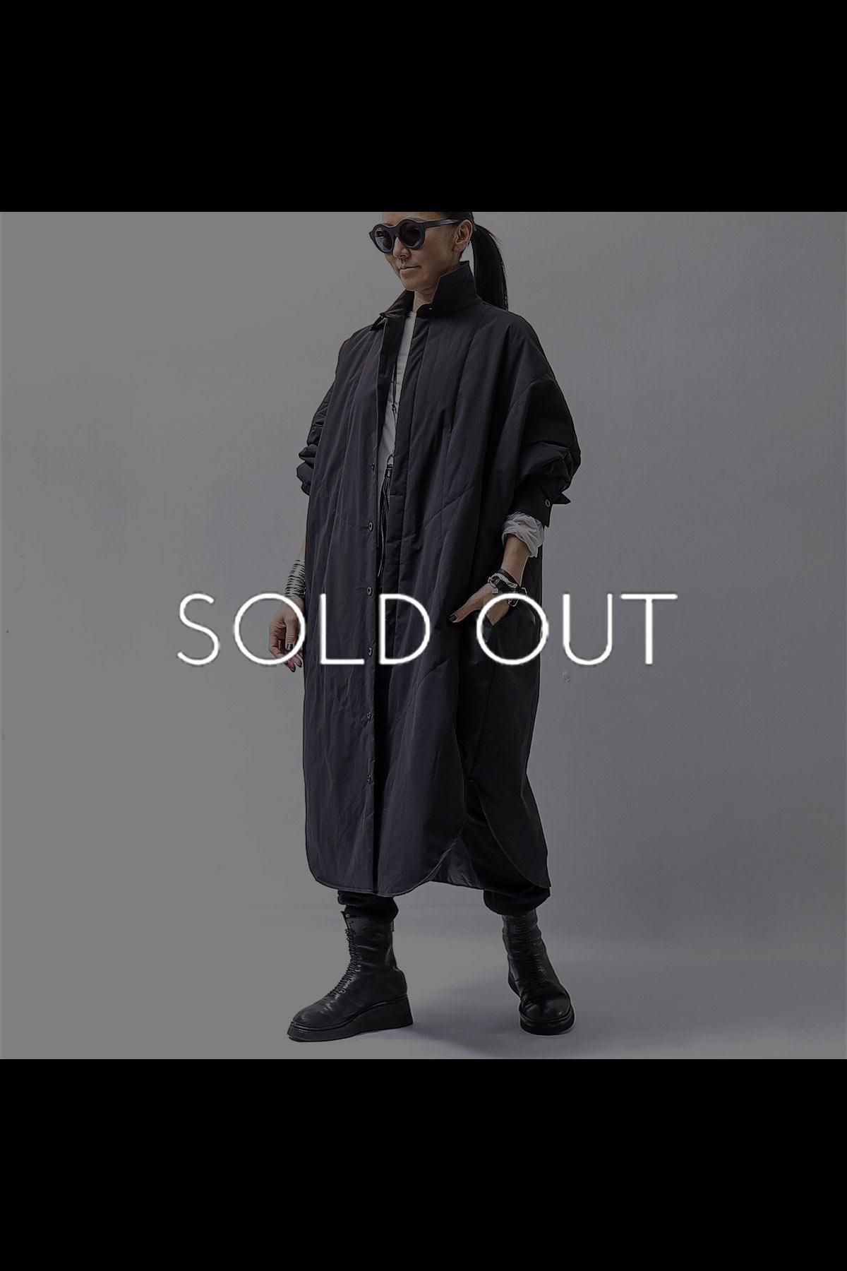 UNISEX OVERSIZED LIGHT PADDED LONG SHIRT SH1099_BLACK