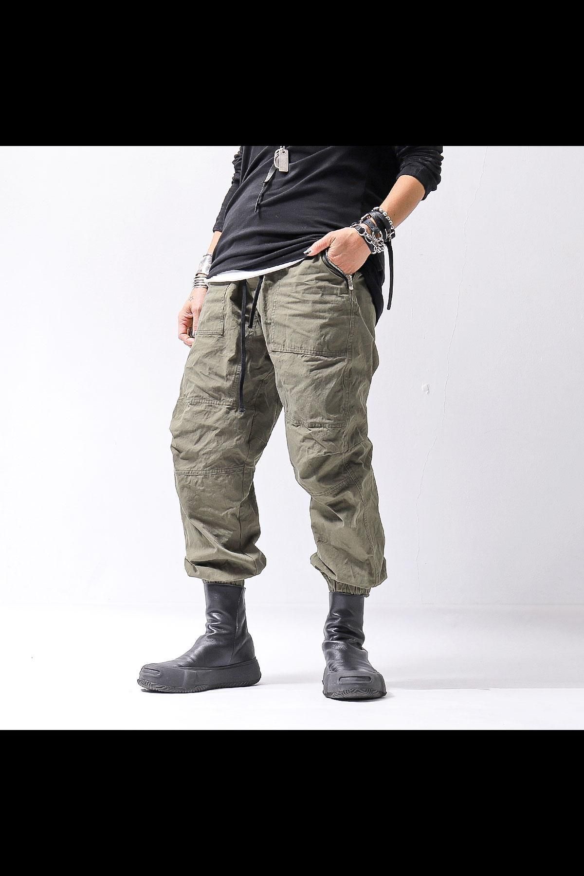 <img class='new_mark_img1' src='https://img.shop-pro.jp/img/new/icons8.gif' style='border:none;display:inline;margin:0px;padding:0px;width:auto;' />UNISEX COTTON EASY PANTS 159QP01_MILITARY