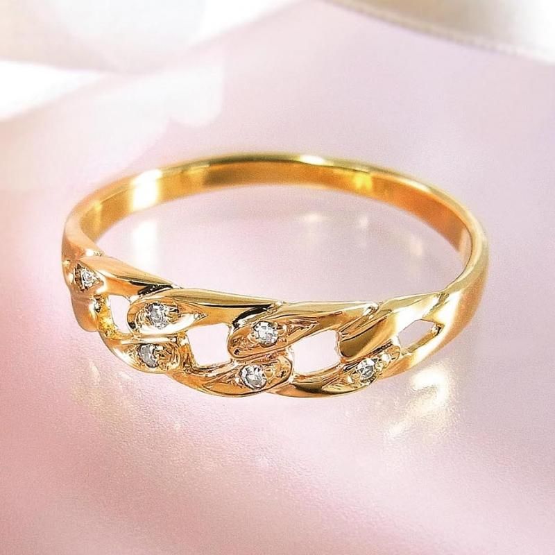 評価2,000記念感謝セール❣️新品 18金 日本製 チェーンリング 13号 喜平リング 18金 （9号） 0.76φ 12面トリプル 指輪 チェーン