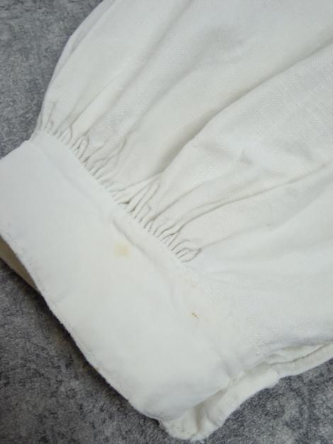 1900's フランスアンティーク ホームスパン リネン スモック